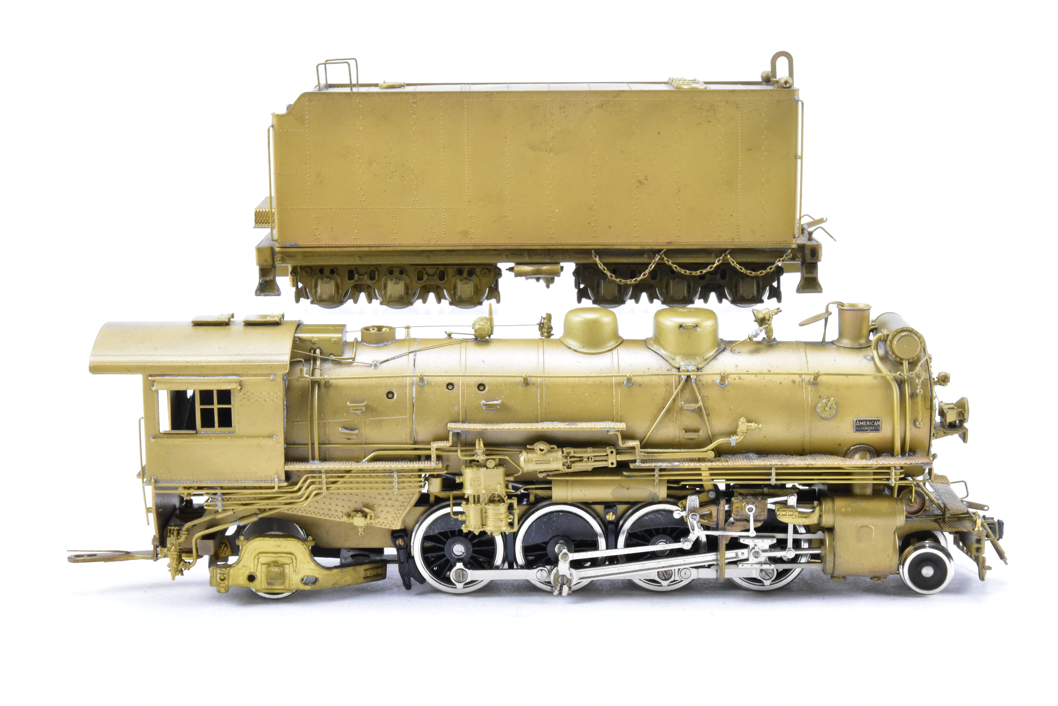 HO Scale Brass PFM United Western Pacific MK - 60 2 - 8 - 2 Mikado Locomotive Model