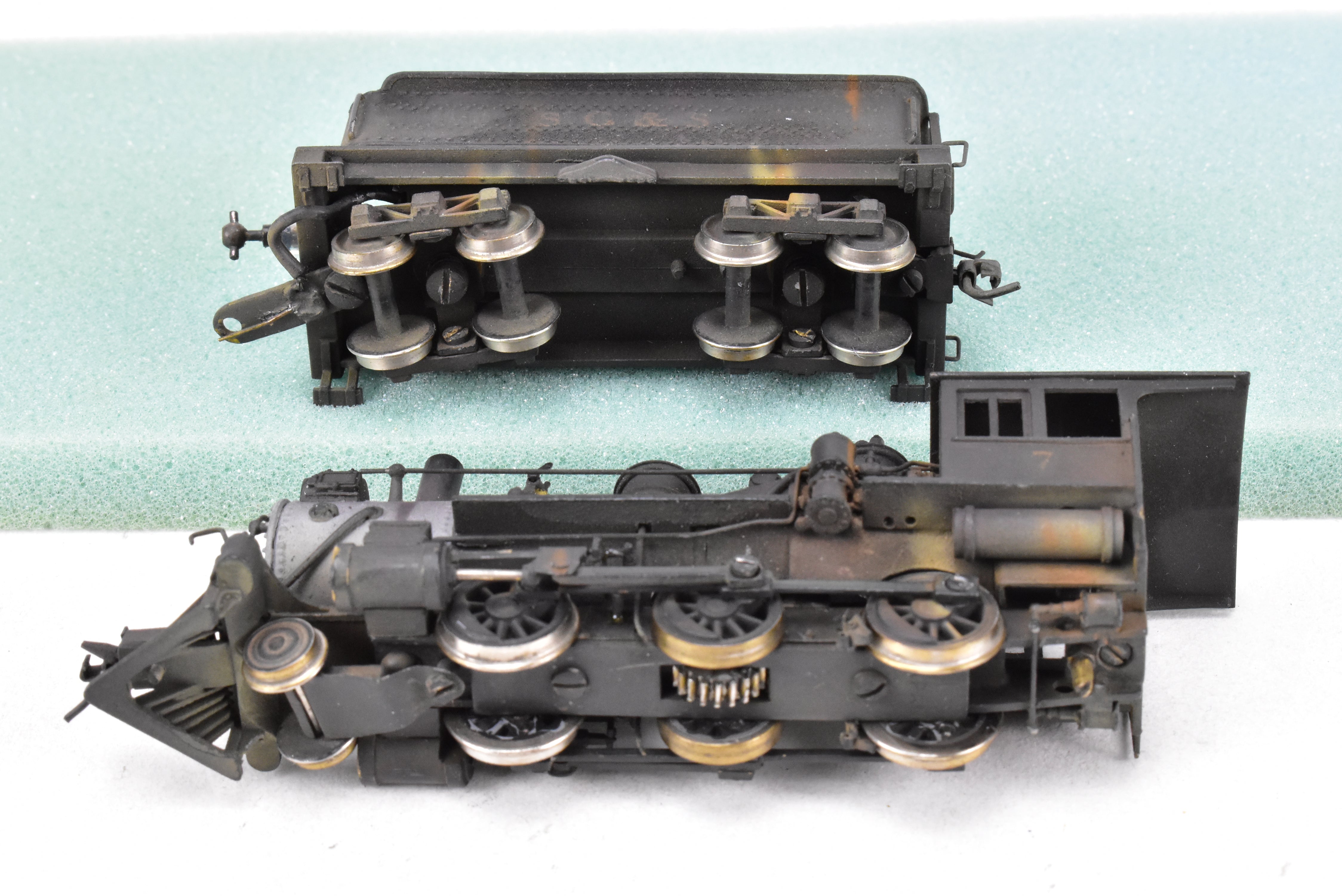HOn3 Brass Porter Mogul 2-6-0 CP Model by Far East Distributors, Custom Modified