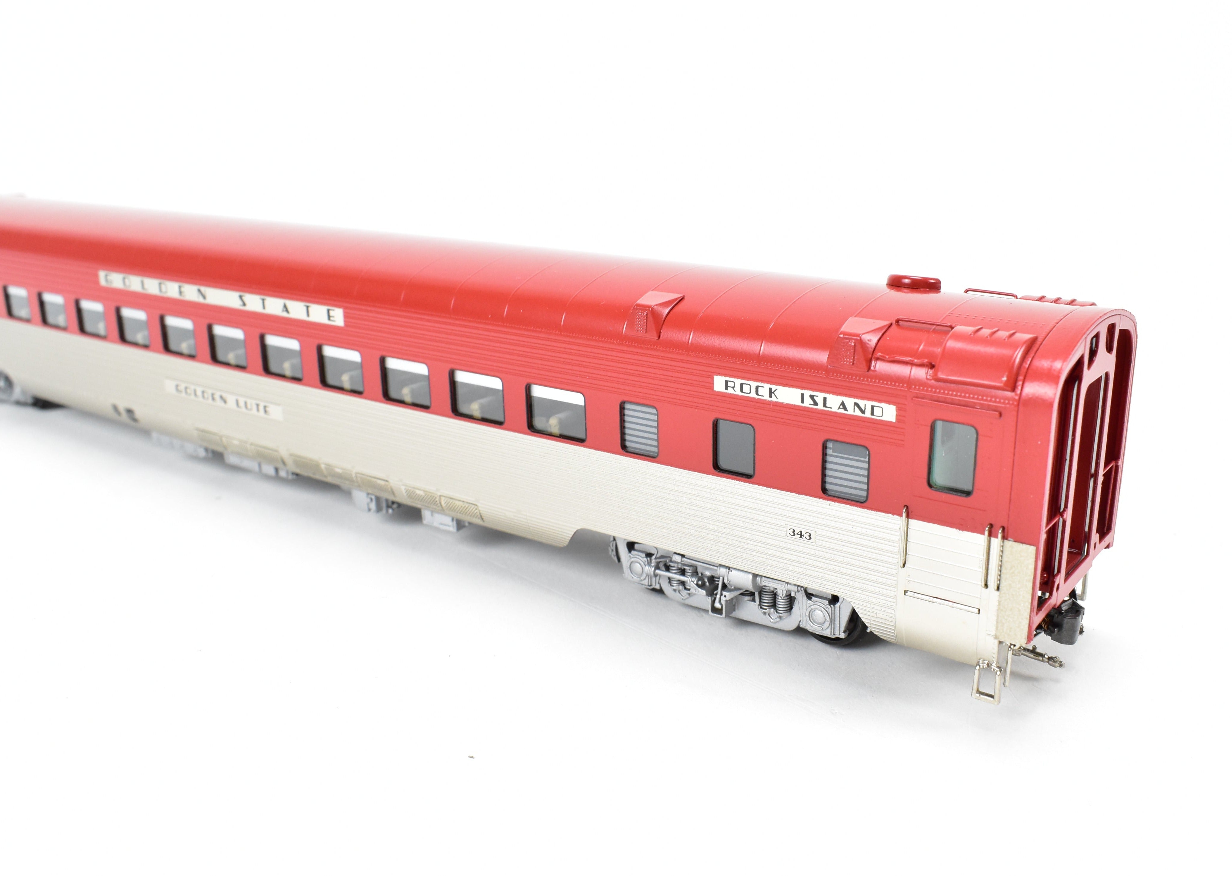 HO Scale Brass Challenger Imports CRI&P/SP 10-Car Passenger Train Set Factory Painted - Incomplete, Rock Island and Southern Pacific Golden State Edition