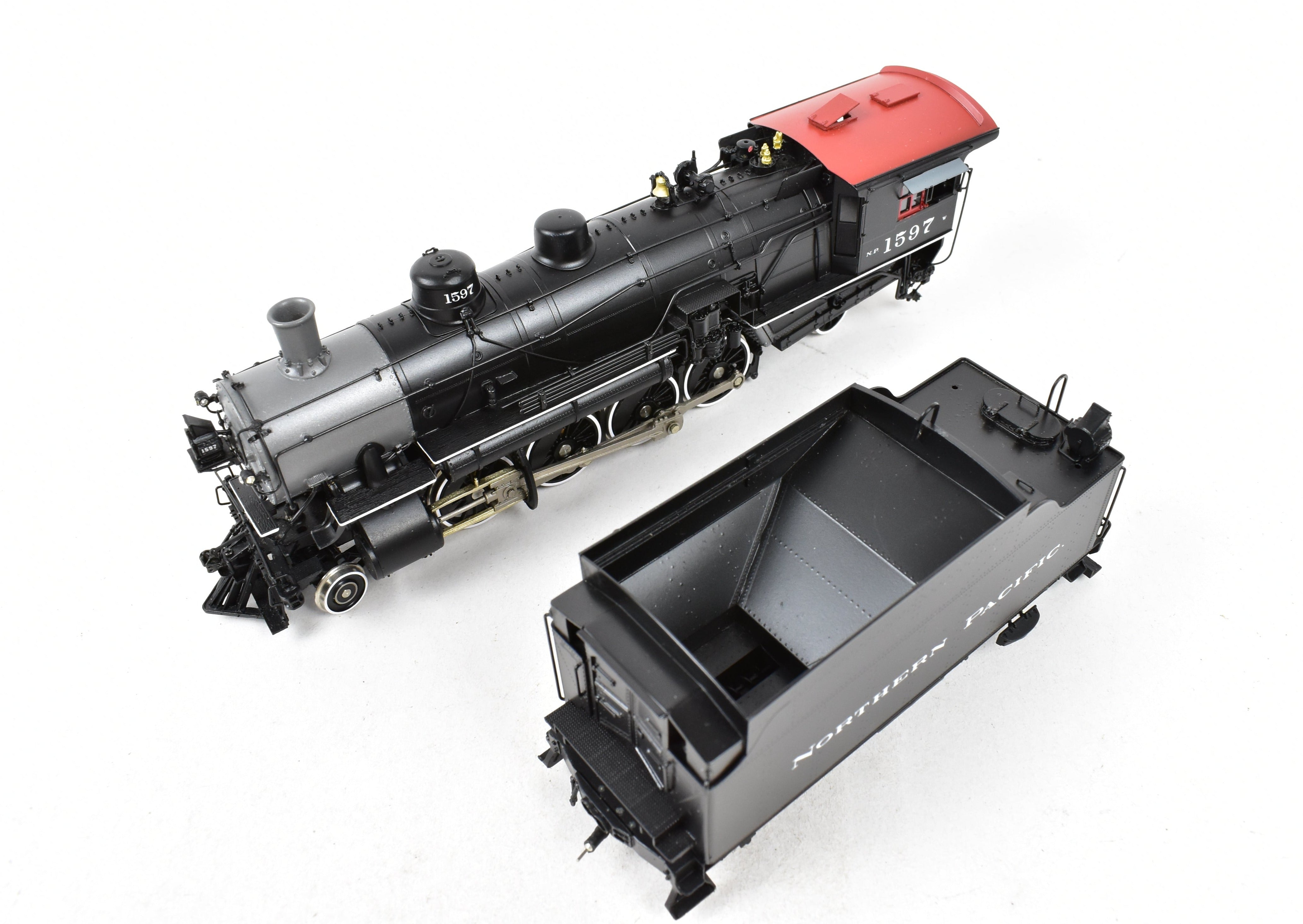 HO Scale Brass W&R Enterprises NP Northern Pacific Class W 2-8-2 Ver 1A Factory Painted #1597