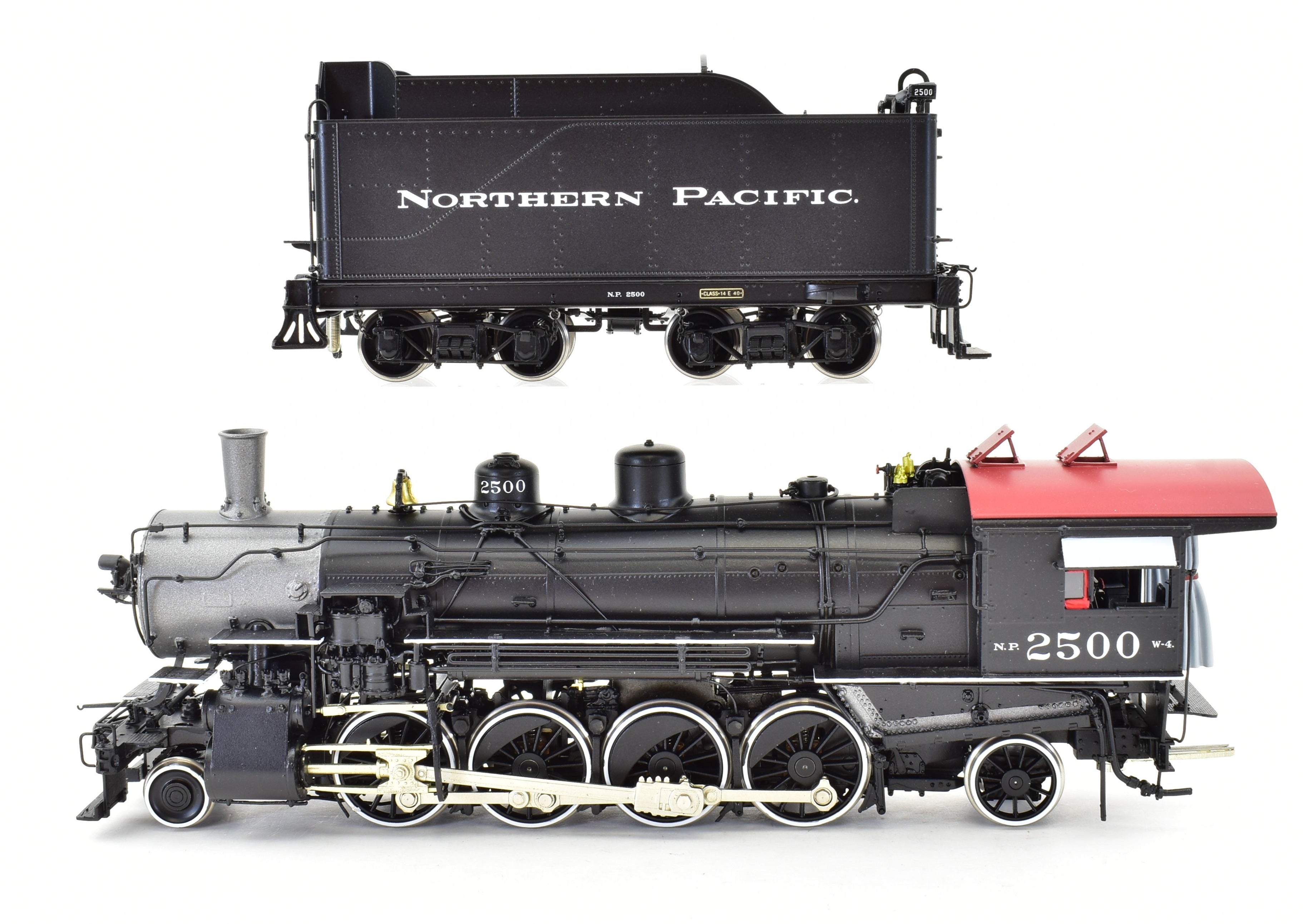 HO Brass W&R Enterprises NP Northern Pacific Class W - 4 2 - 8 - 2 V1 FP #2500 Model