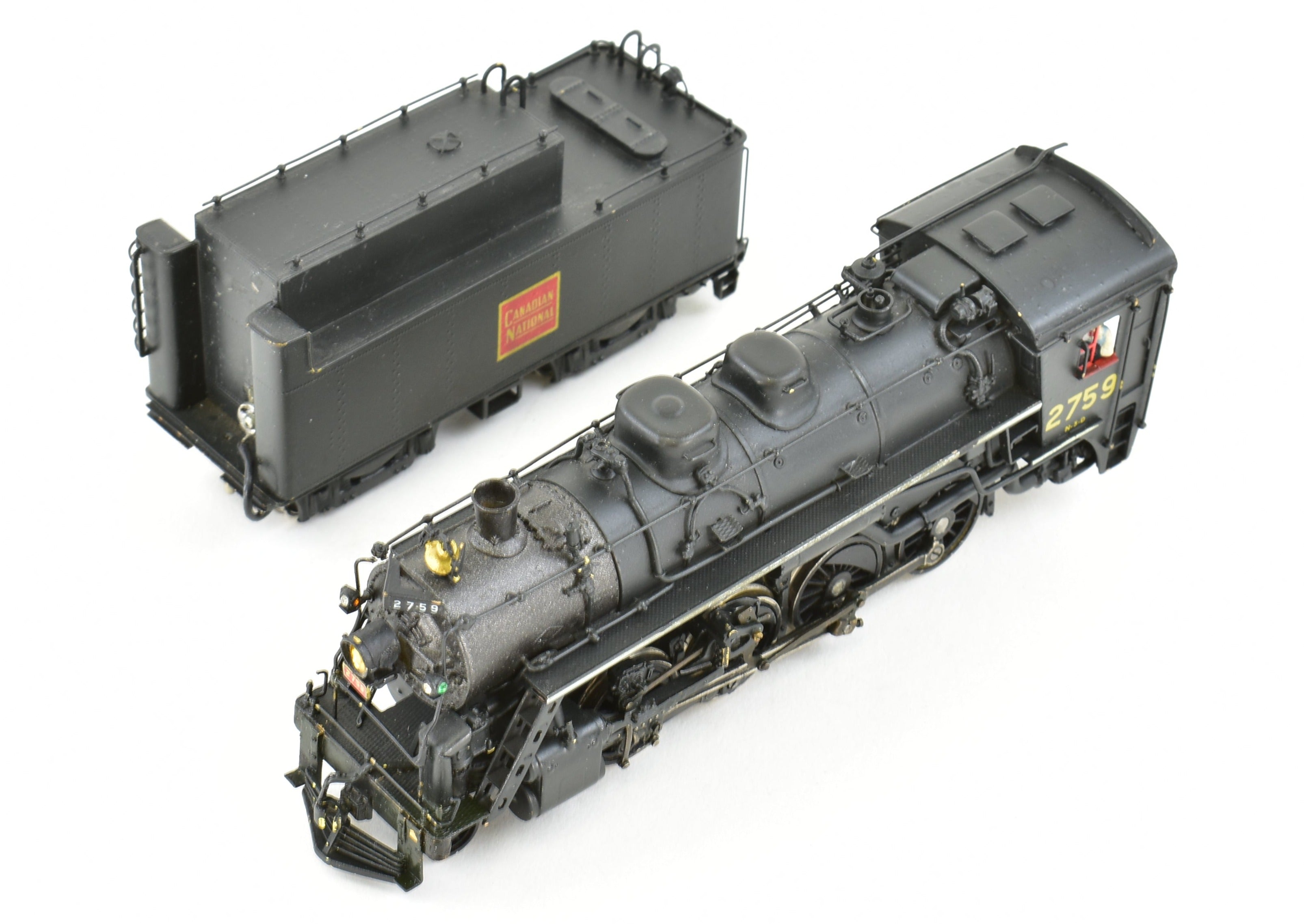 HO Brass Van Hobbies CNR N5d 2-8-0 Consolidation Model in Fair Condition