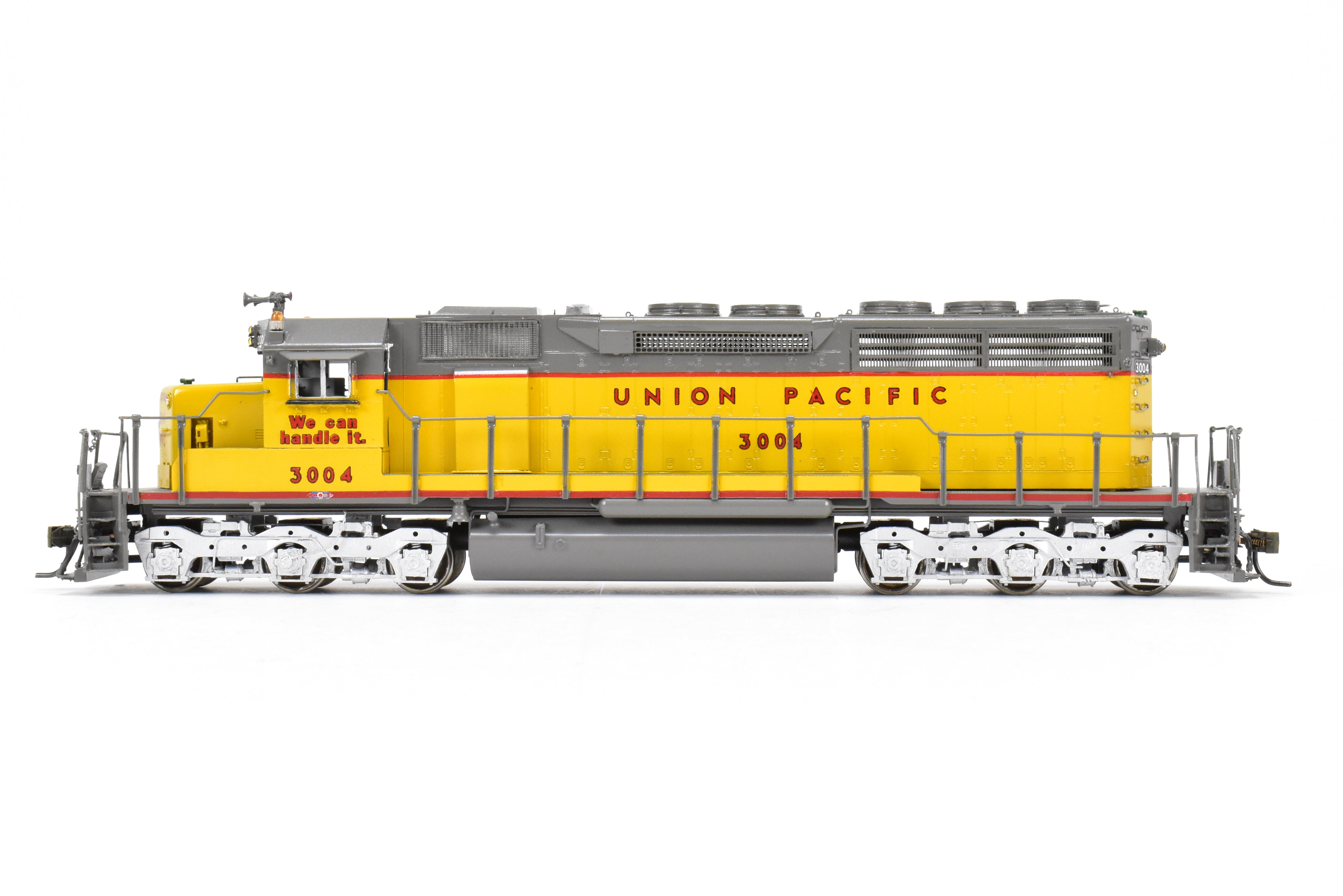 HO Scale Brass Union Pacific EMD SD40 Low Hood Custom Painted #3004 by Overland Models
