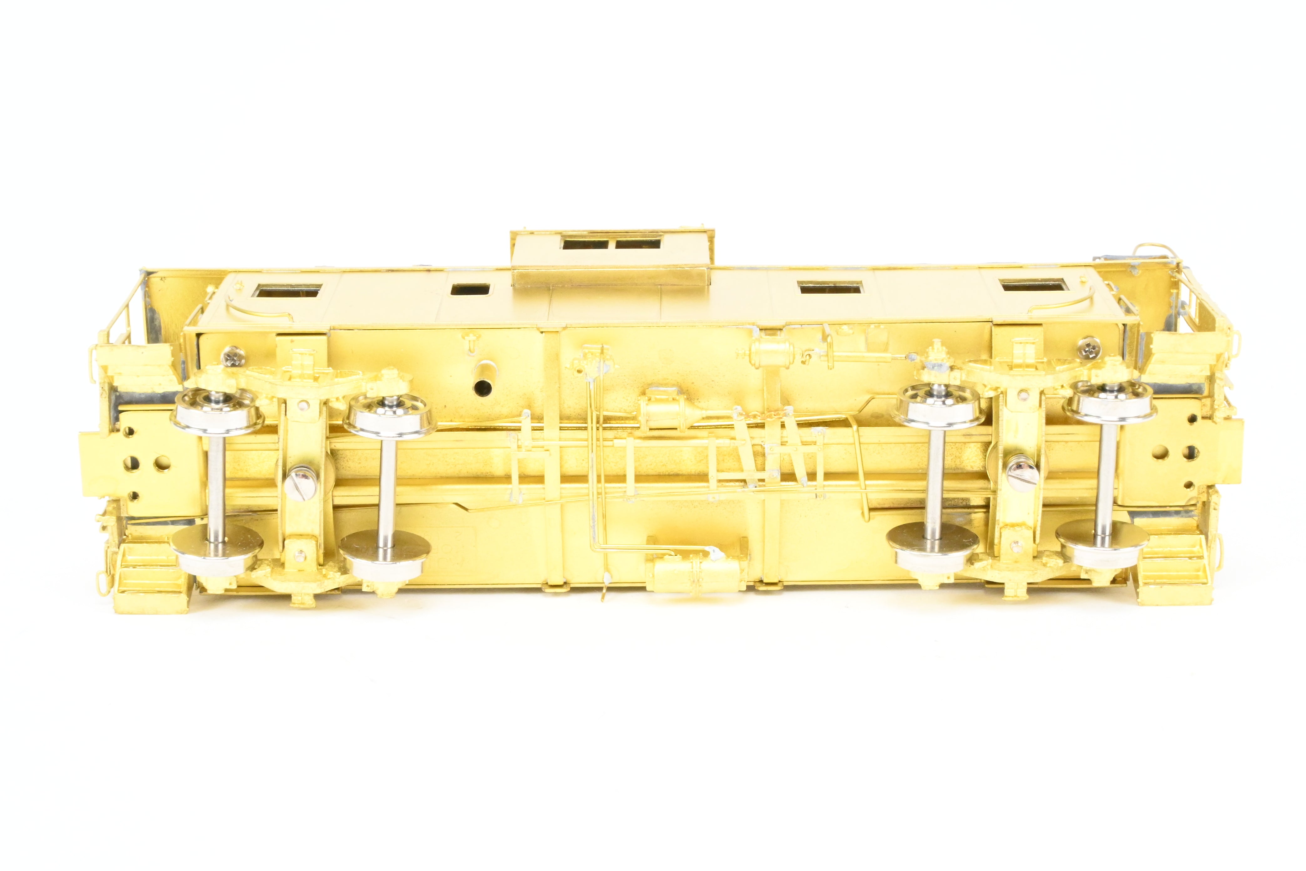 HO Scale Brass Connecting OMI - Overland Models, Inc. Spokane, Portland & Seattle International Wide Vision Caboose Model for Railroad Enthusiasts