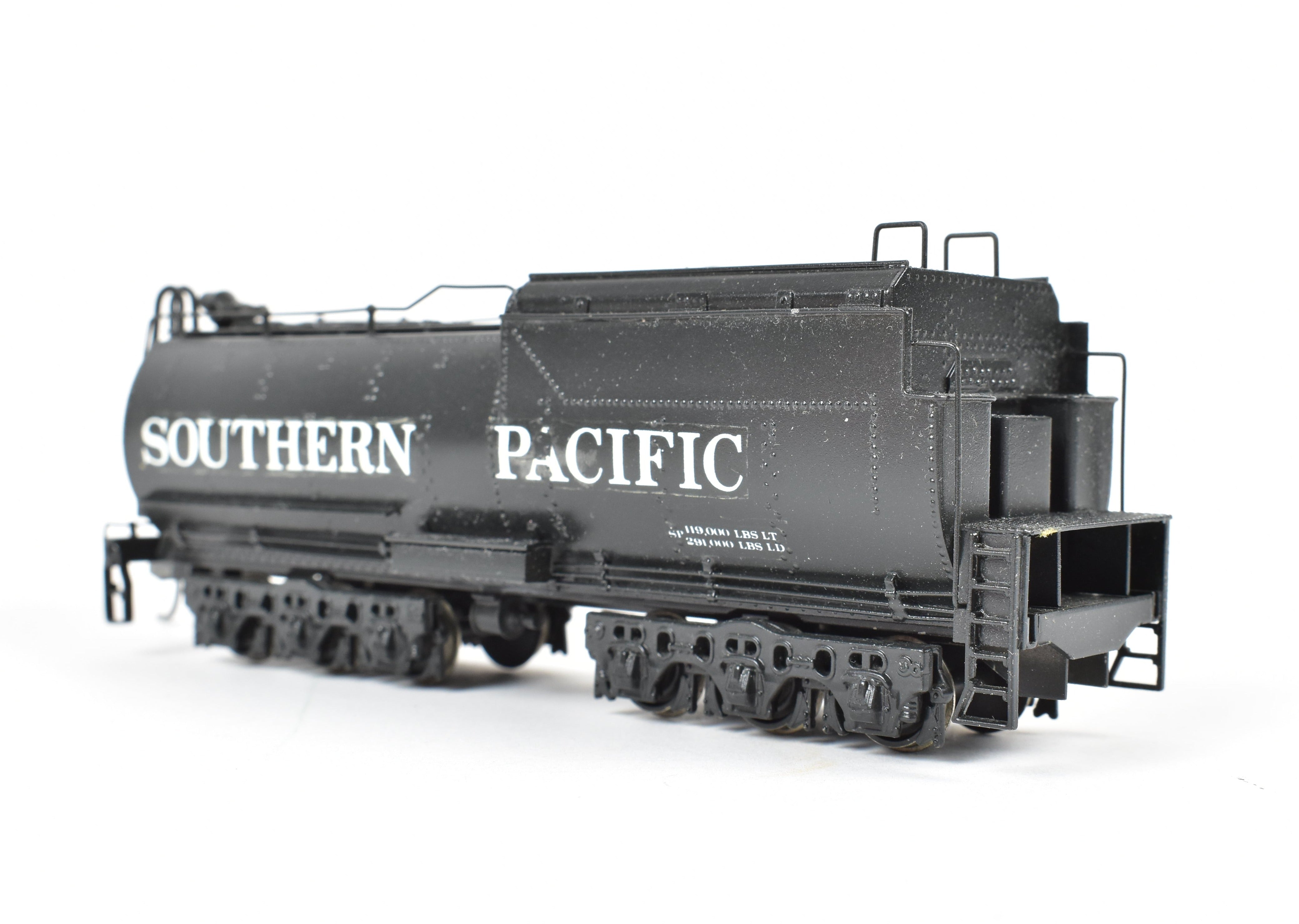 HO Scale Custom - Painted Brass Balboa Southern Pacific 12,000 Gallon Vanderbilt Tender for Model Trains (TENDER ONLY)