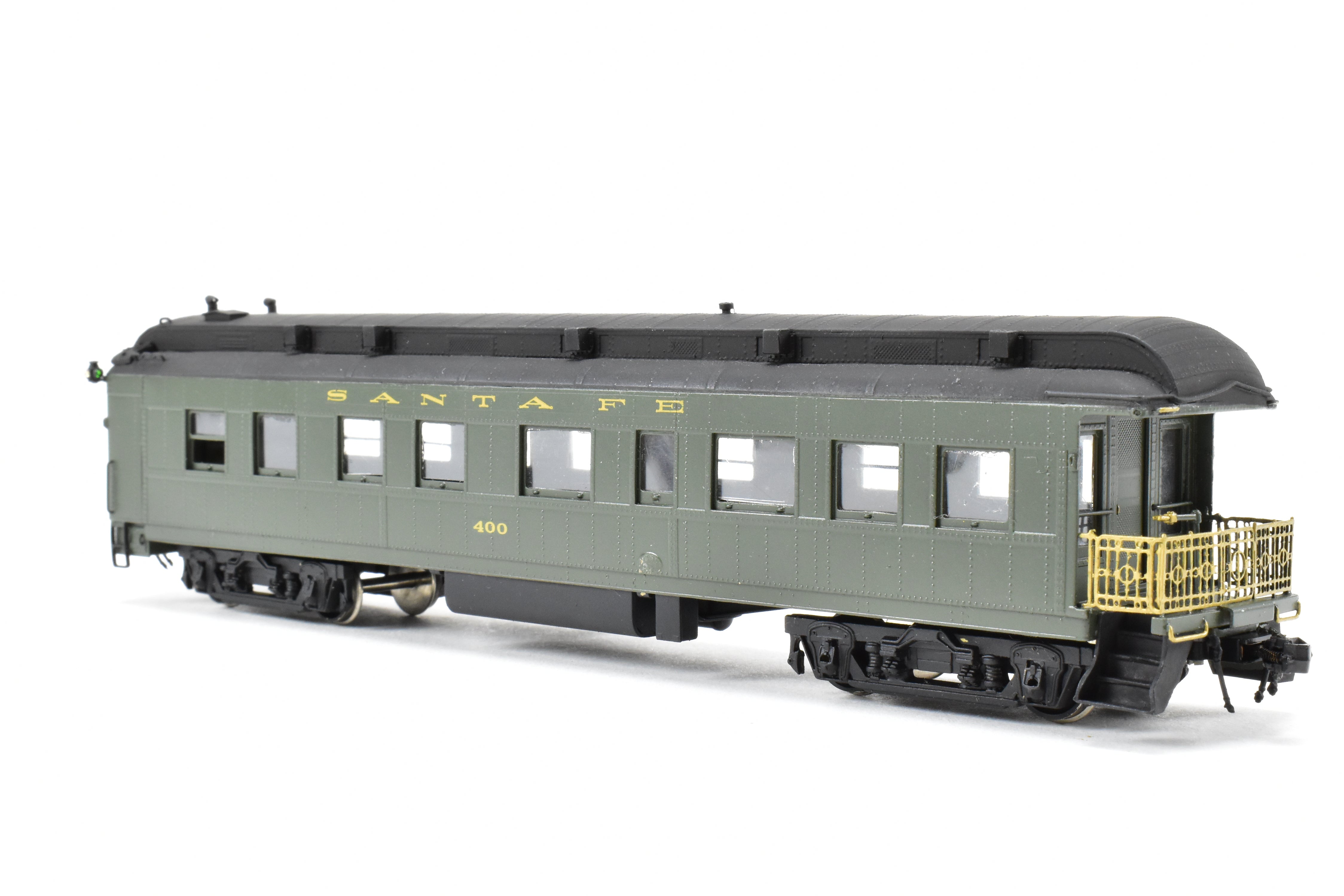 Custom Painted HO Brass Hallmark ATSF Santa Fe Superintendent's Business Car #400