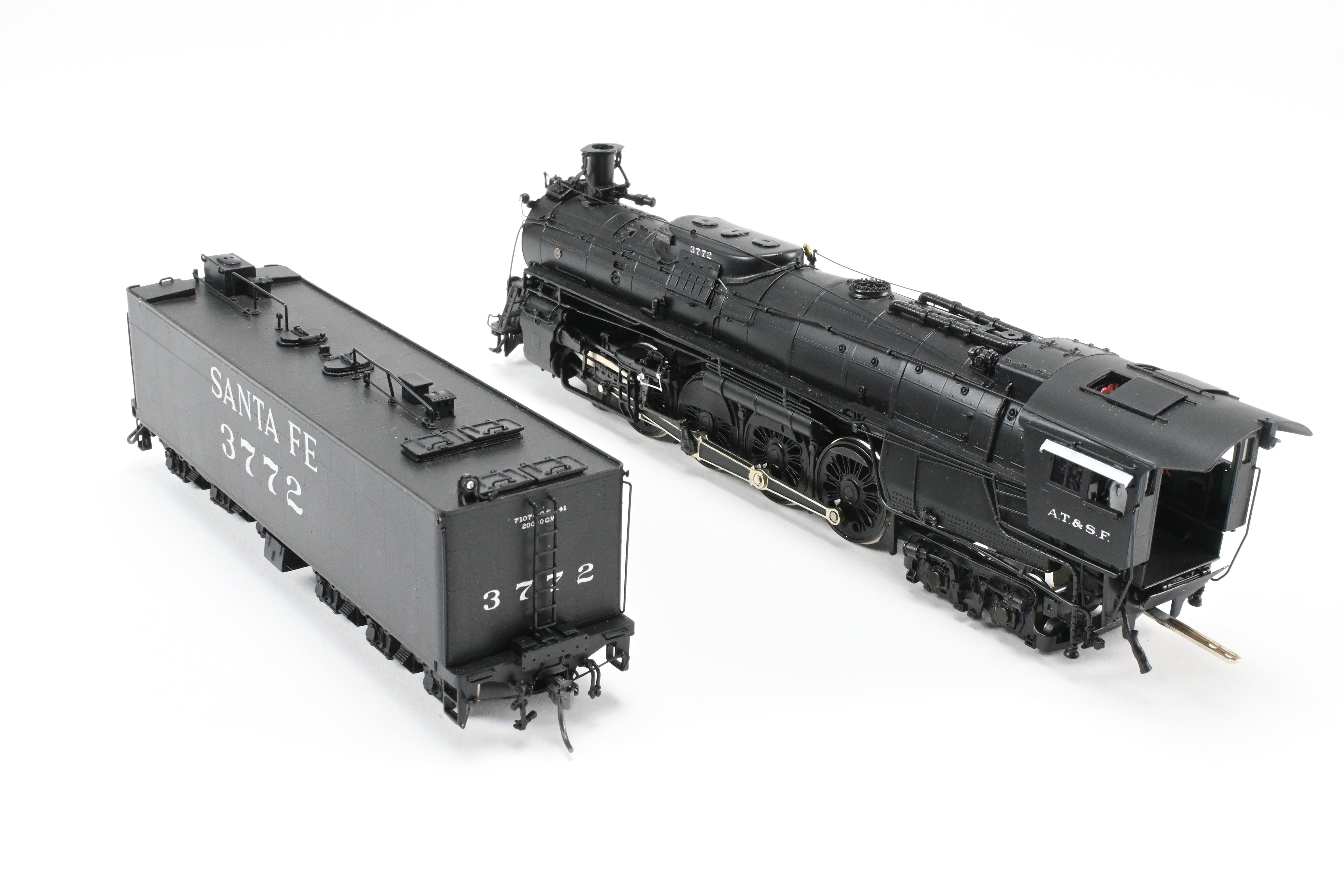 HO Brass Hallmark ATSF Santa Fe 3765 Class 4-8-4 Modernized FP Model #3772