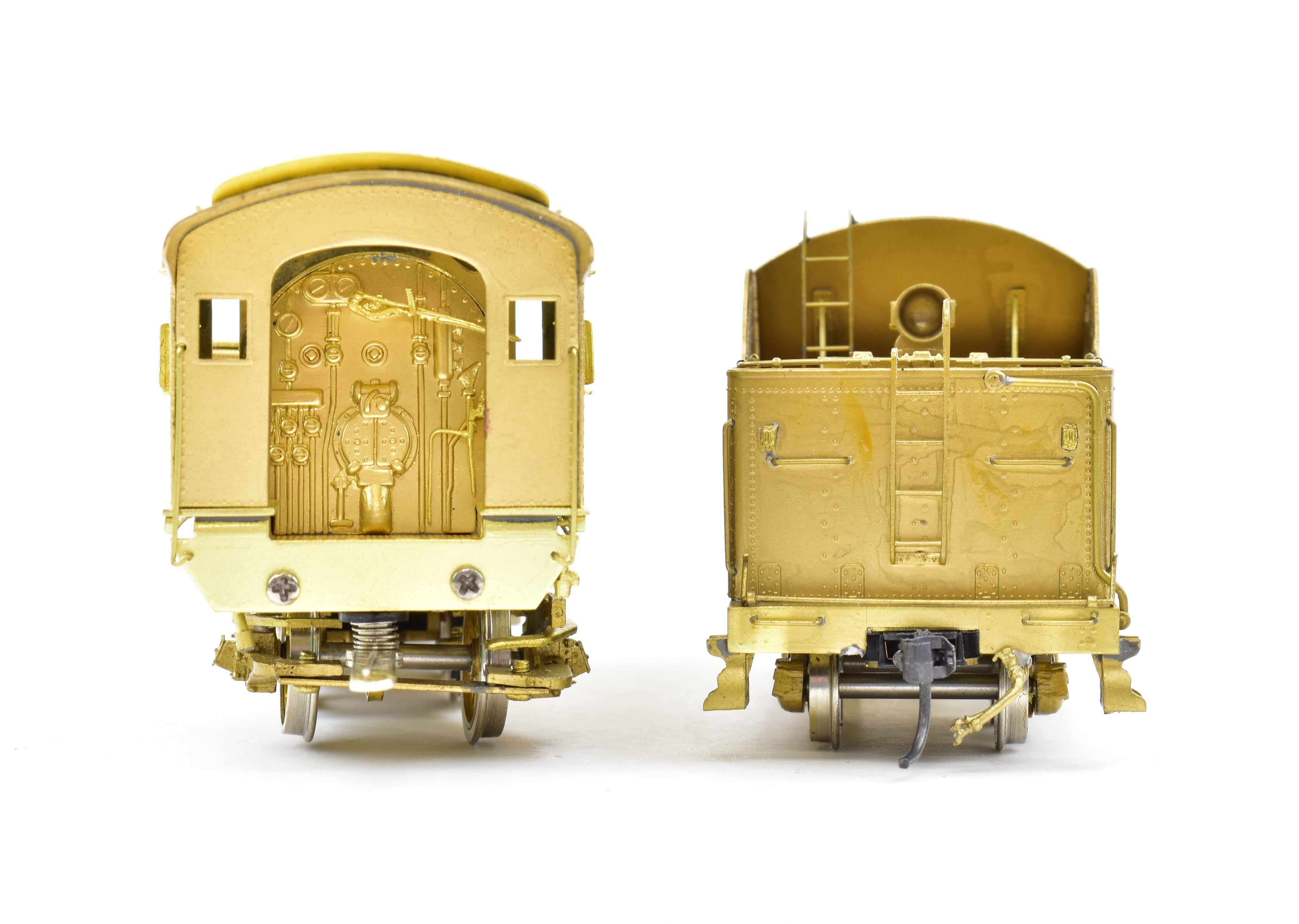 HO Scale Brass Model Train - Overland Models Inc. Boston & Maine P2b 4 - 6 - 2 Steam Locomotive