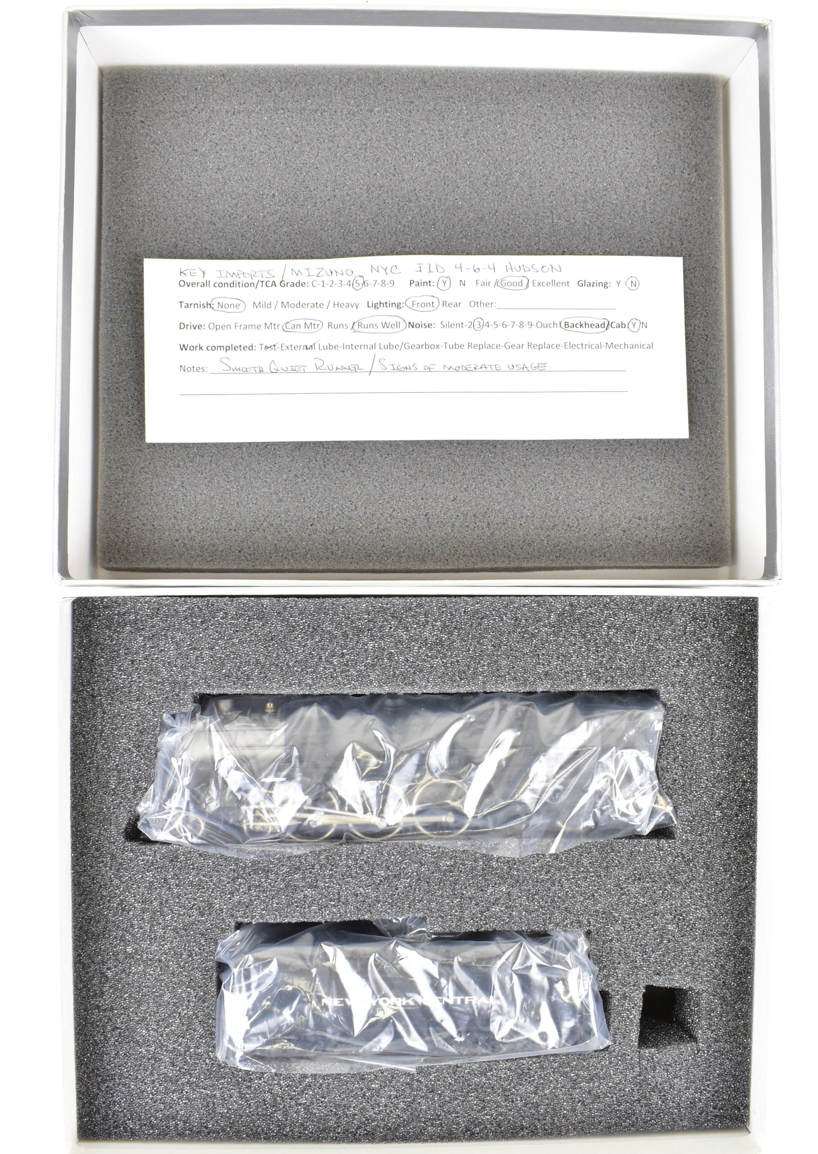 HO Brass Key Imports NYC - New York Central J-1d 4-6-4 Hudson Factory-Painted with Reboxx Model