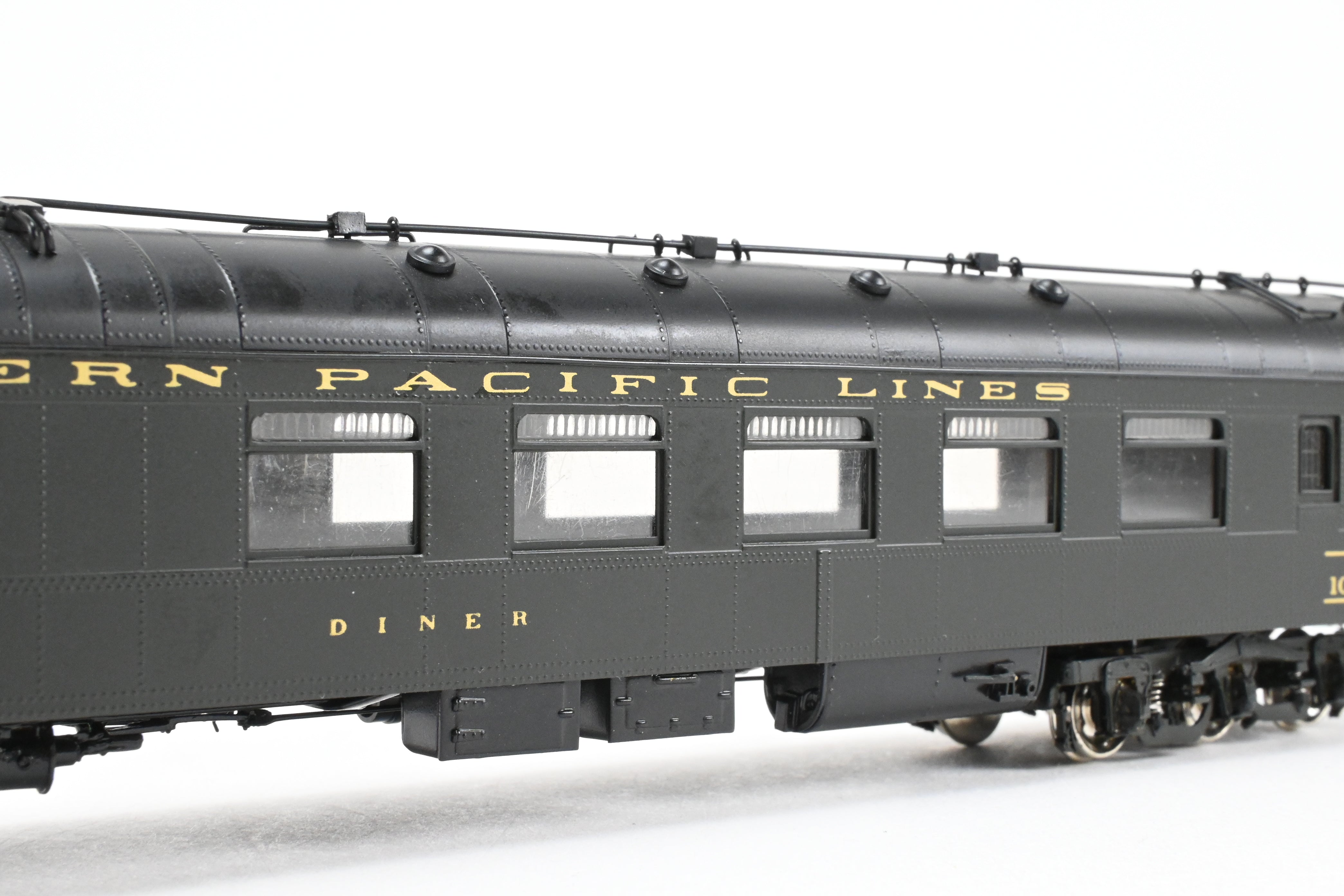 HO Scale Brass Precision Model Train Diner - Precision Scale Co. SP - Southern Pacific Harriman Common Standard 72 - D - 3 Diner FP #10002
