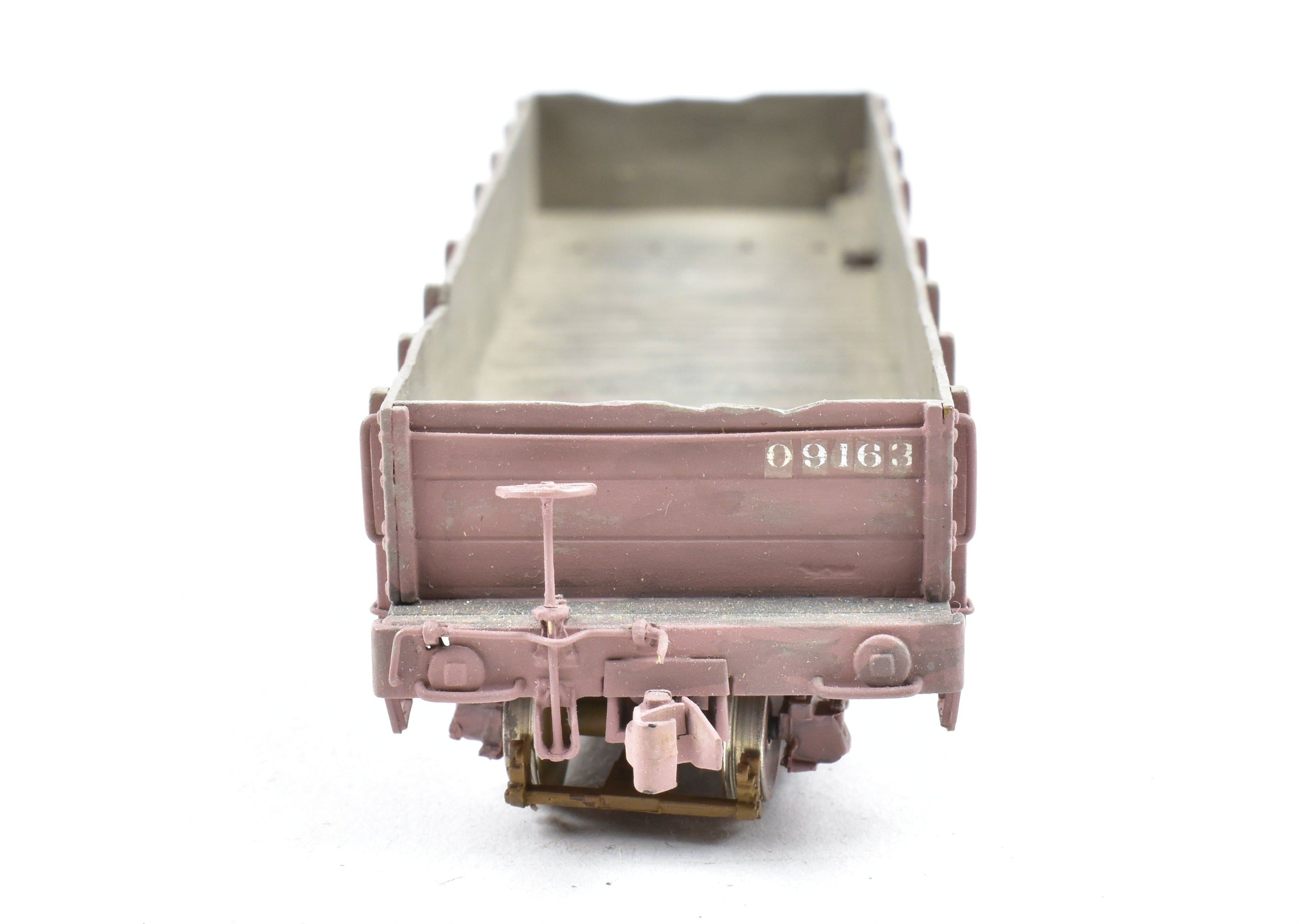 HOn3 Scale Brass Pacific Traction D&RGW - Denver & Rio Grande Western Custom Painted and Weathered Gondola Model Train Car