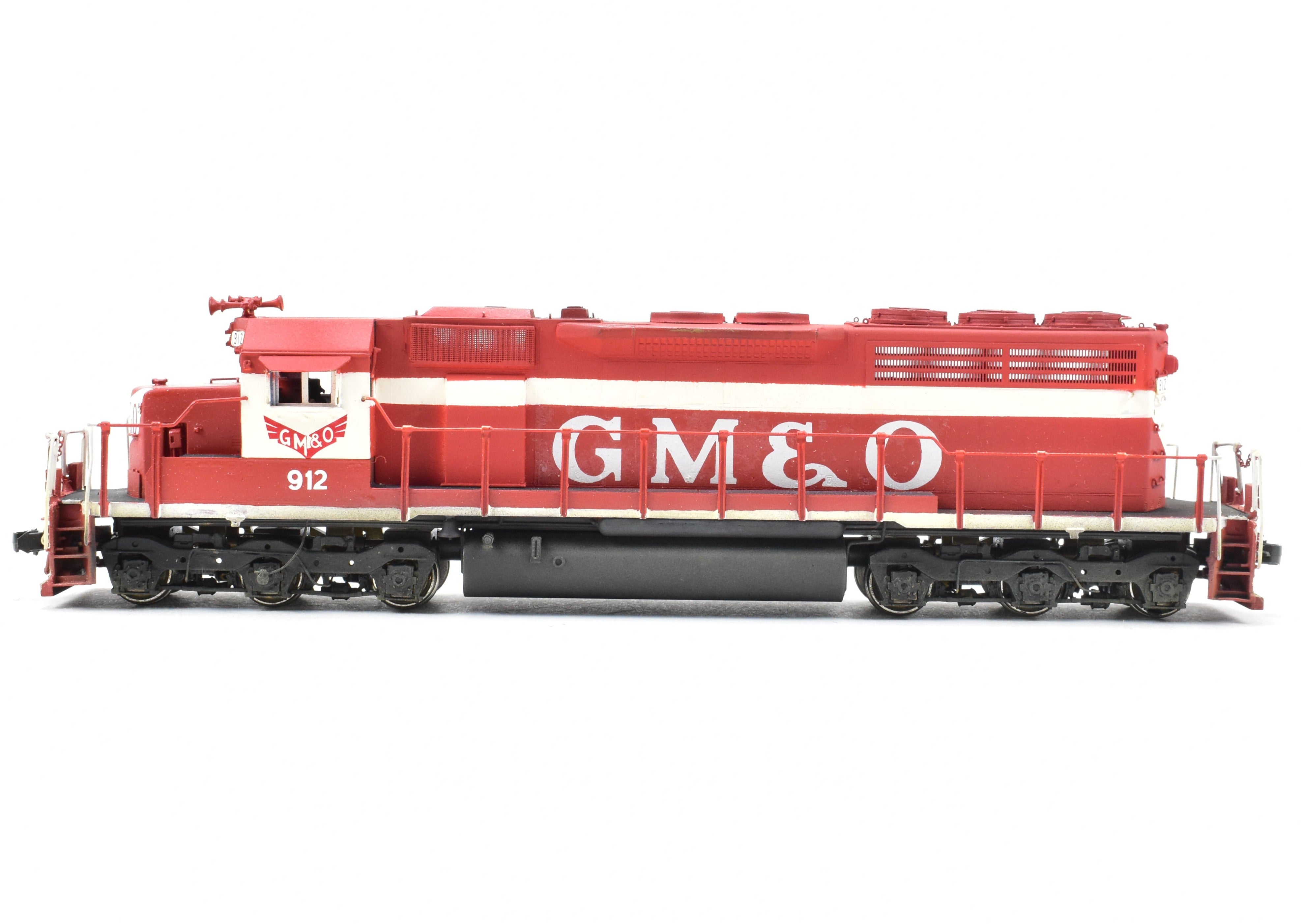 HO Scale Brass GM&O EMD SD40 C/P No. 912 by Overland Models w/ Light Weathering