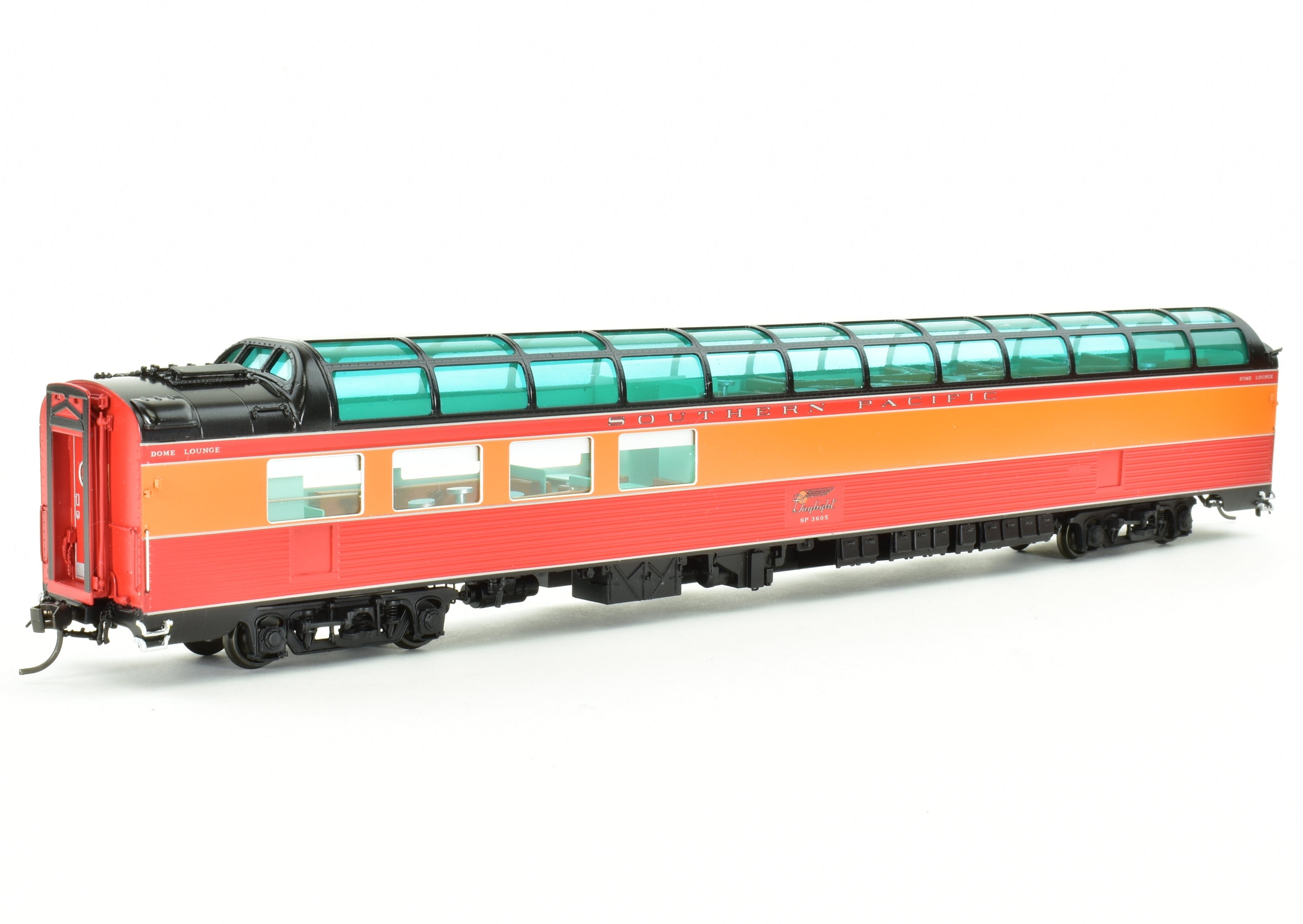HO Scale Brass Model Train Consignment Set - Challenger Imports SP - Southern Pacific 1955 Shasta Daylight 10 - Car Train Set with FP