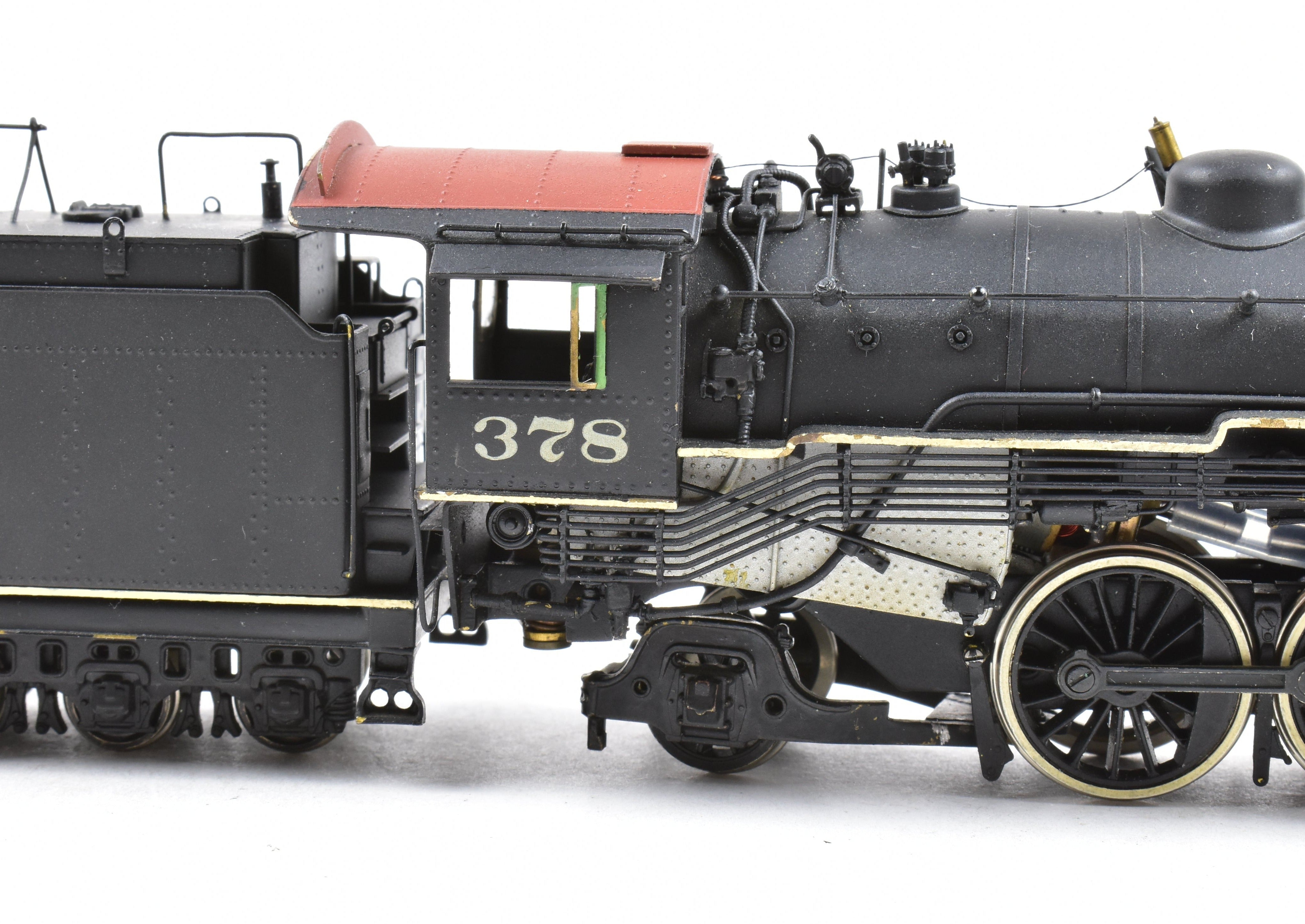 Custom Painted HO Brass Hallmark Models MKT Missouri Kansas Texas 4-6-2 H-3A Pacific #378