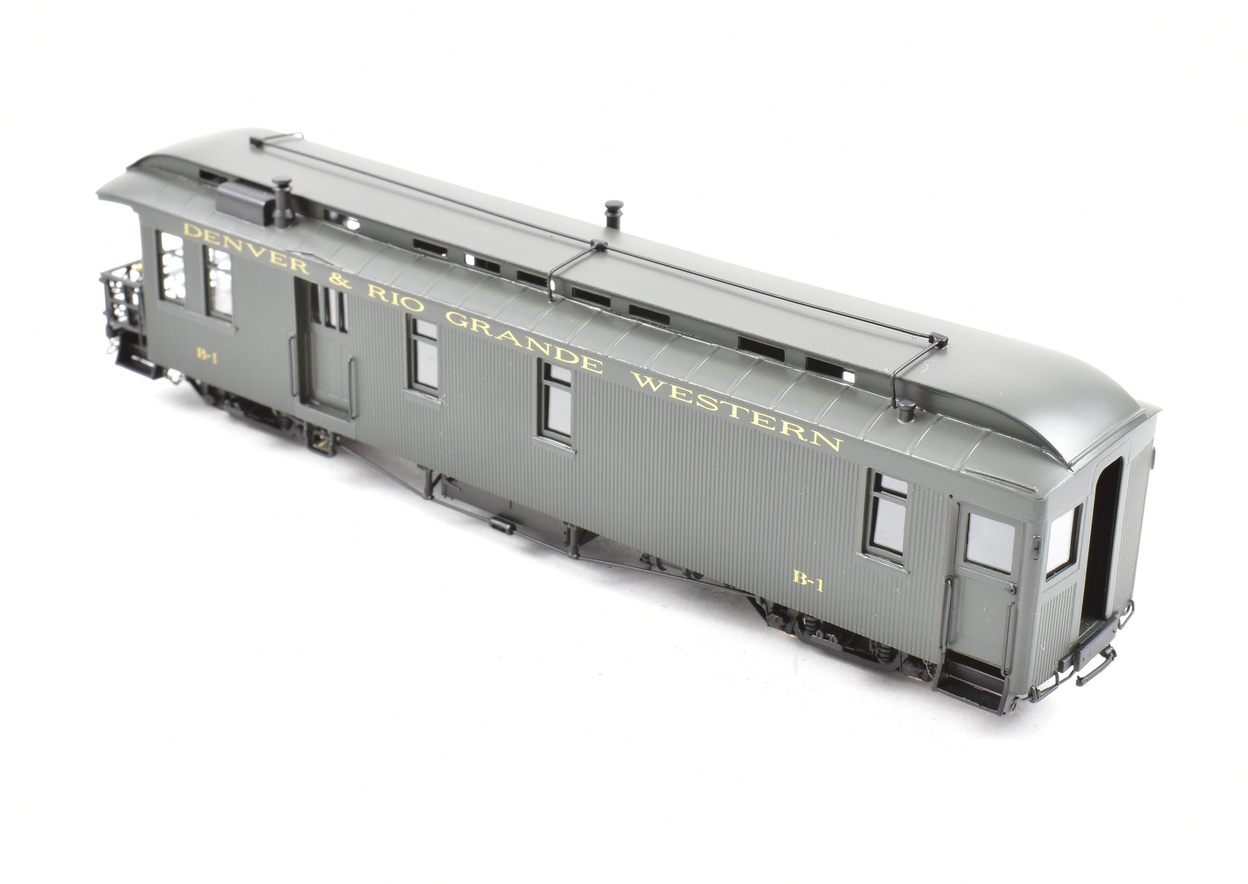 1999 HOn3 Brass Berlyn D&RGW Denver & Rio Grande Western B-1 FP Business Car Model