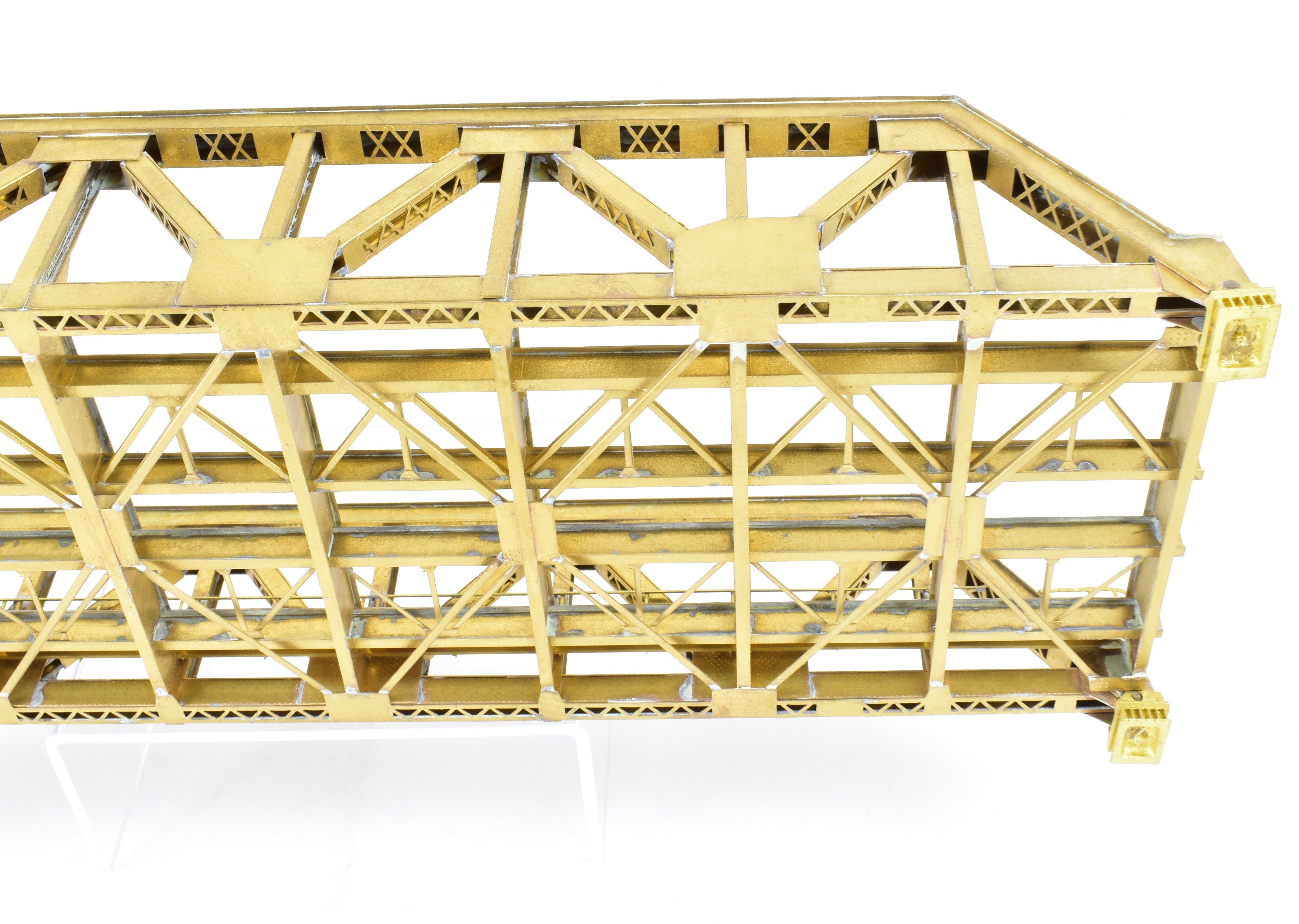 HO Brass OMI Pony Truss Thru 93' 2-Track Bridge by Overland Models