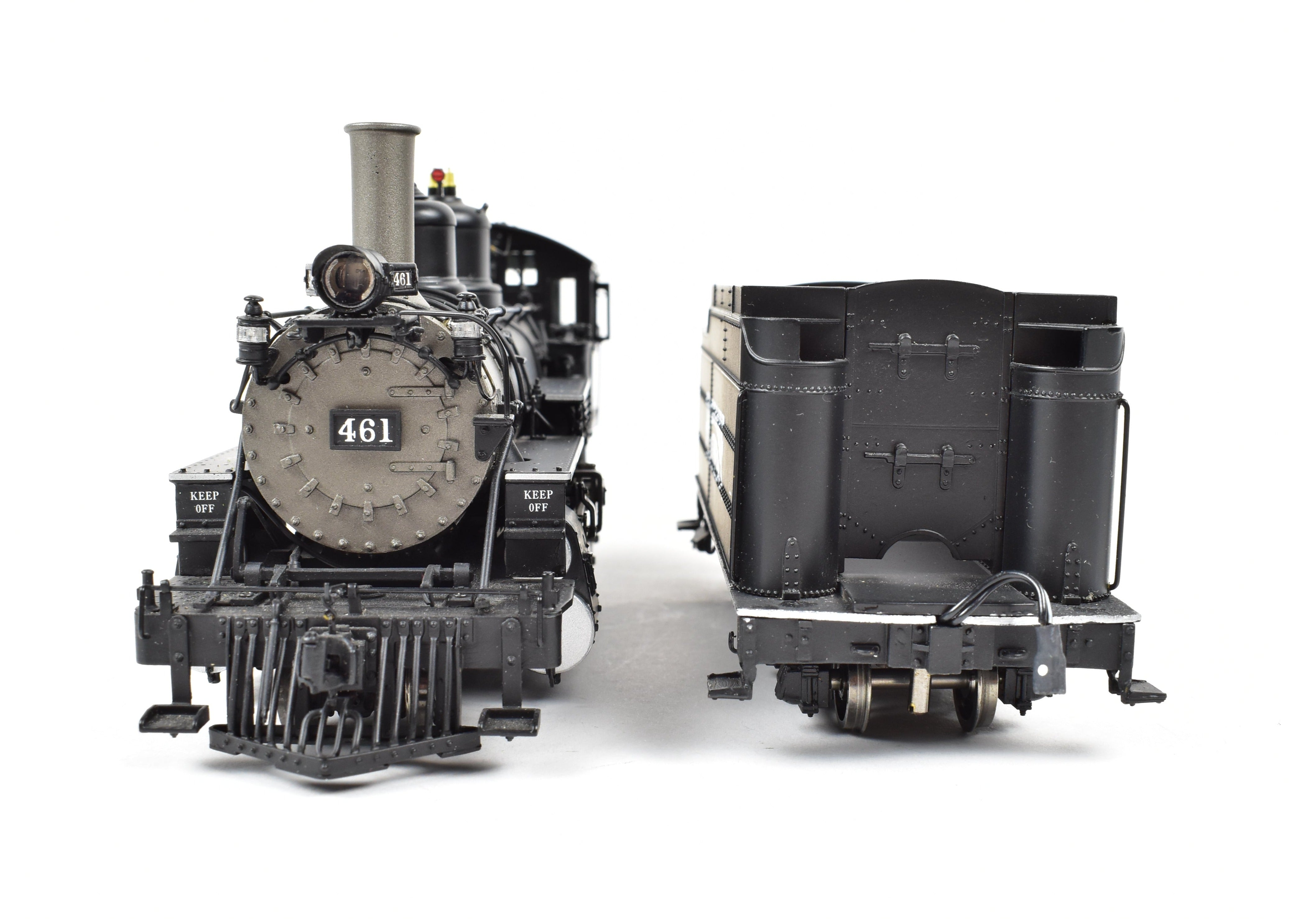 On30 Hybrid Brass MMI Rio Grande Southern K - 27 2 - 8 - 2 Locomotive #461