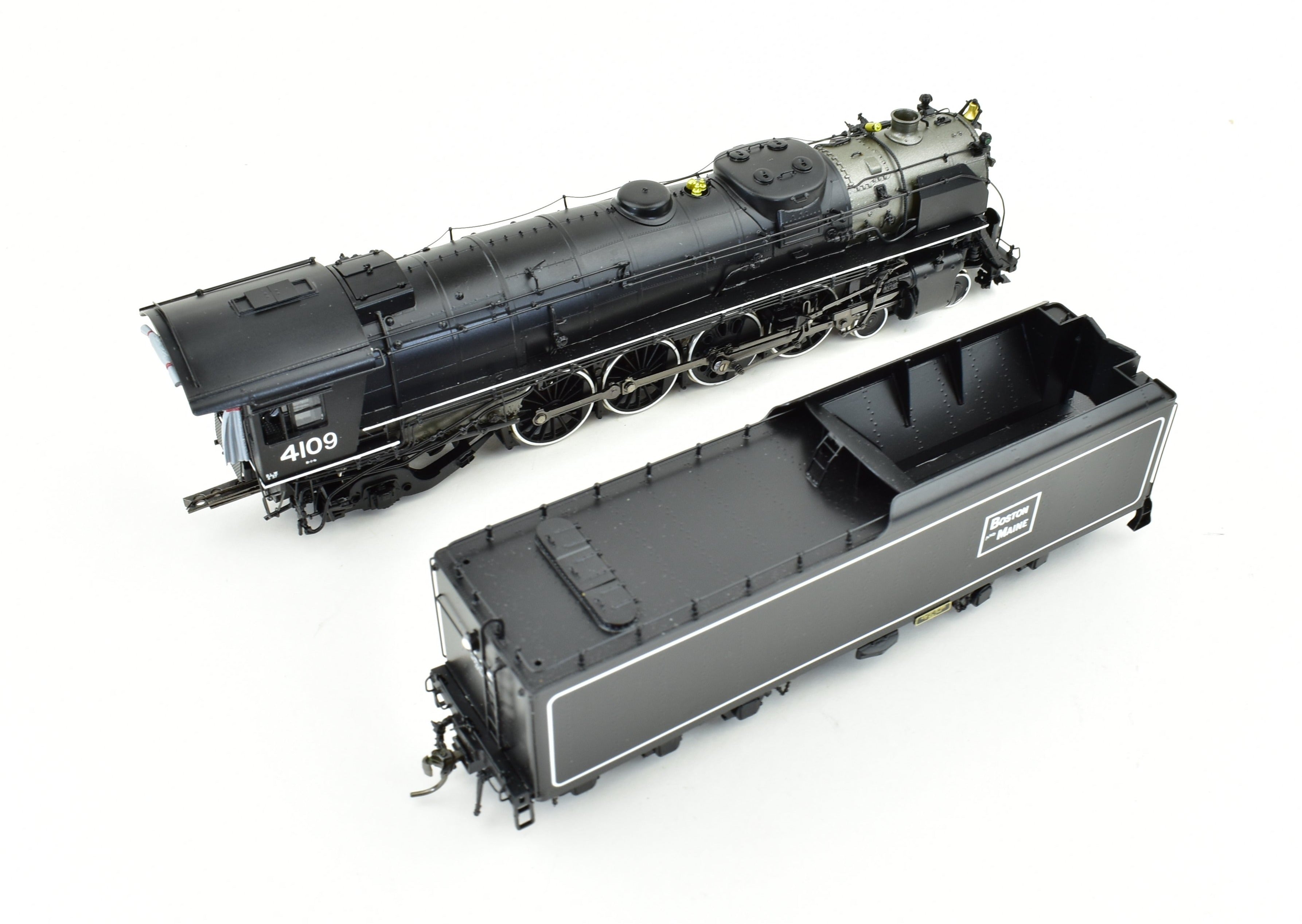 HO Scale Brass Precision Steam Locomotive - Precision Scale Co. B&M - Boston & Maine R - 1b 4 - 8 - 2 FP Model
