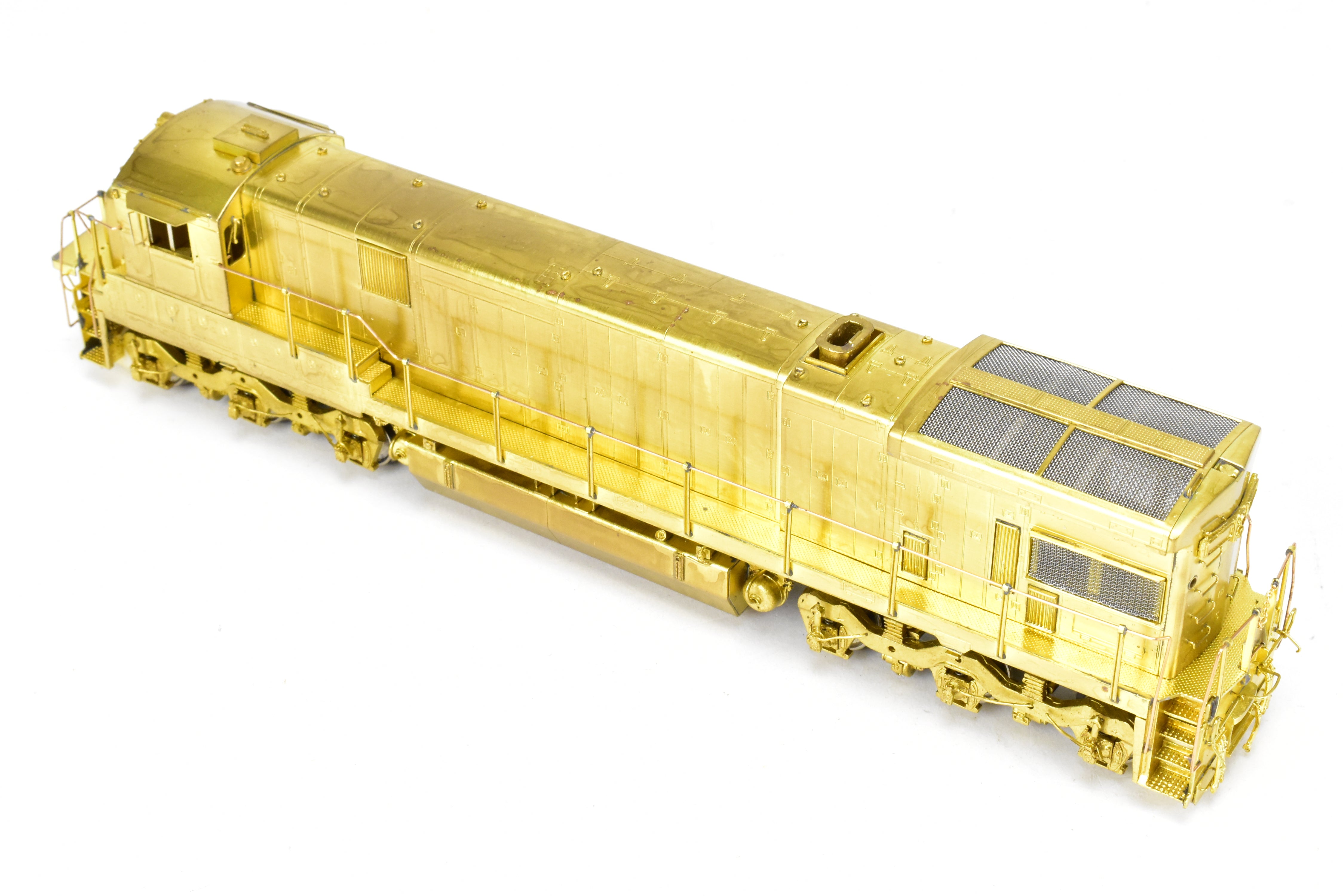 HO Brass OMI GE C30 - 7 2 - Window Locomotive with Anti - Climber (BN or ATSF)
