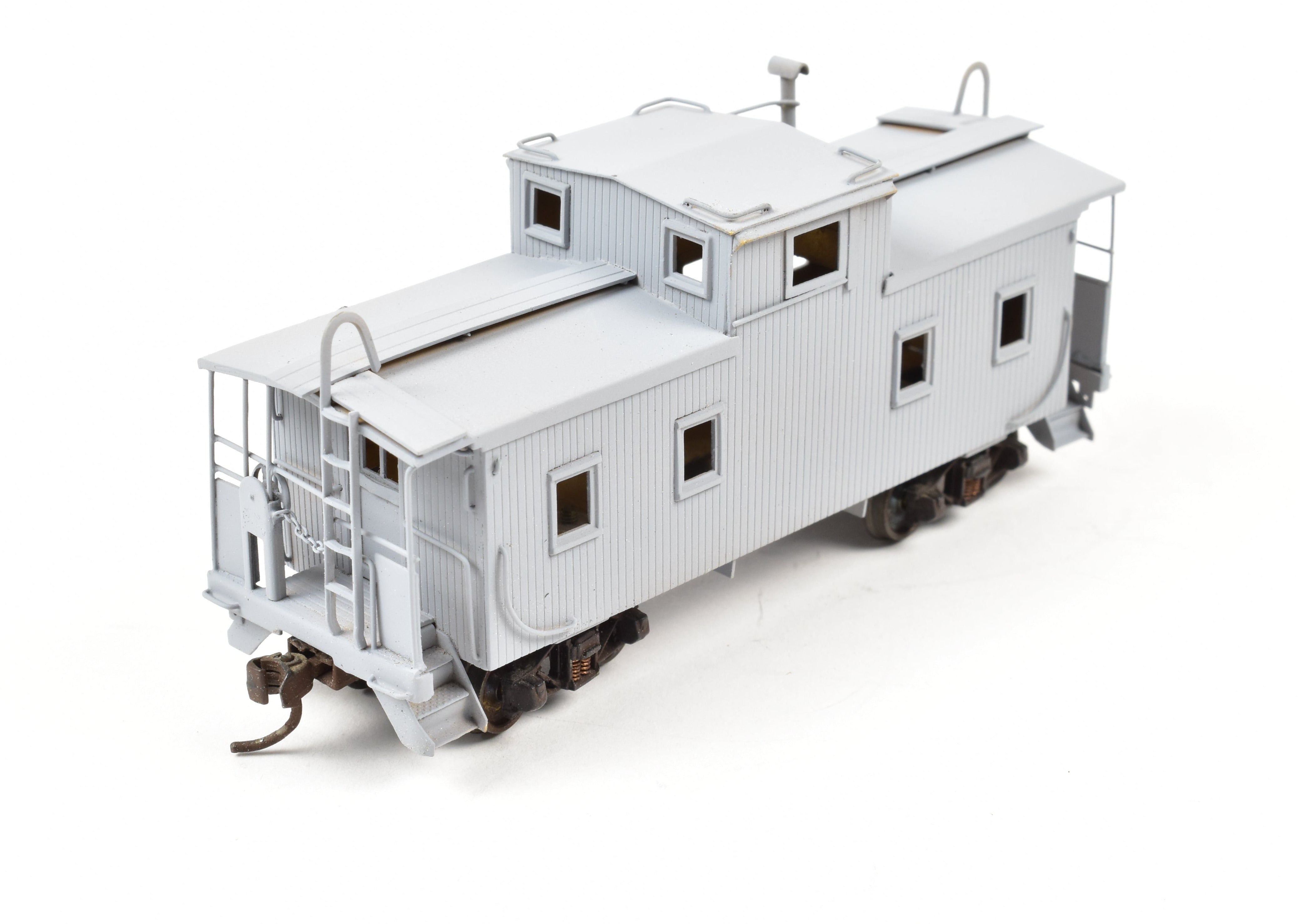 HO Scale Brass Hallmark GM&O Gulf Mobile & Ohio Partially Painted Wood Caboose