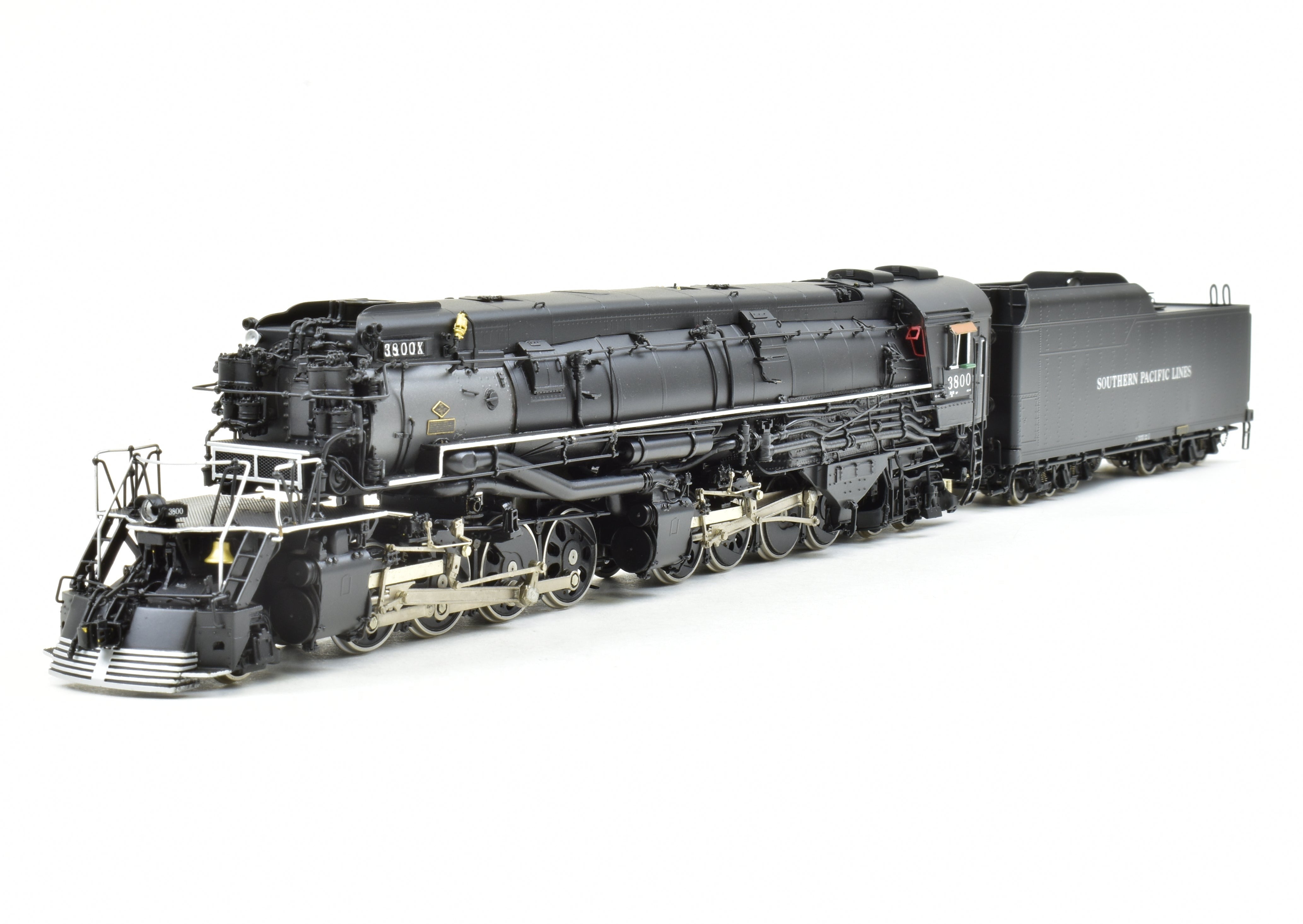 HO Scale Brass Model Train CON Key Imports SP - Southern Pacific Class AC - 9 2 - 8 - 8 - 4 Coal - Fired Passenger Locomotive #3800