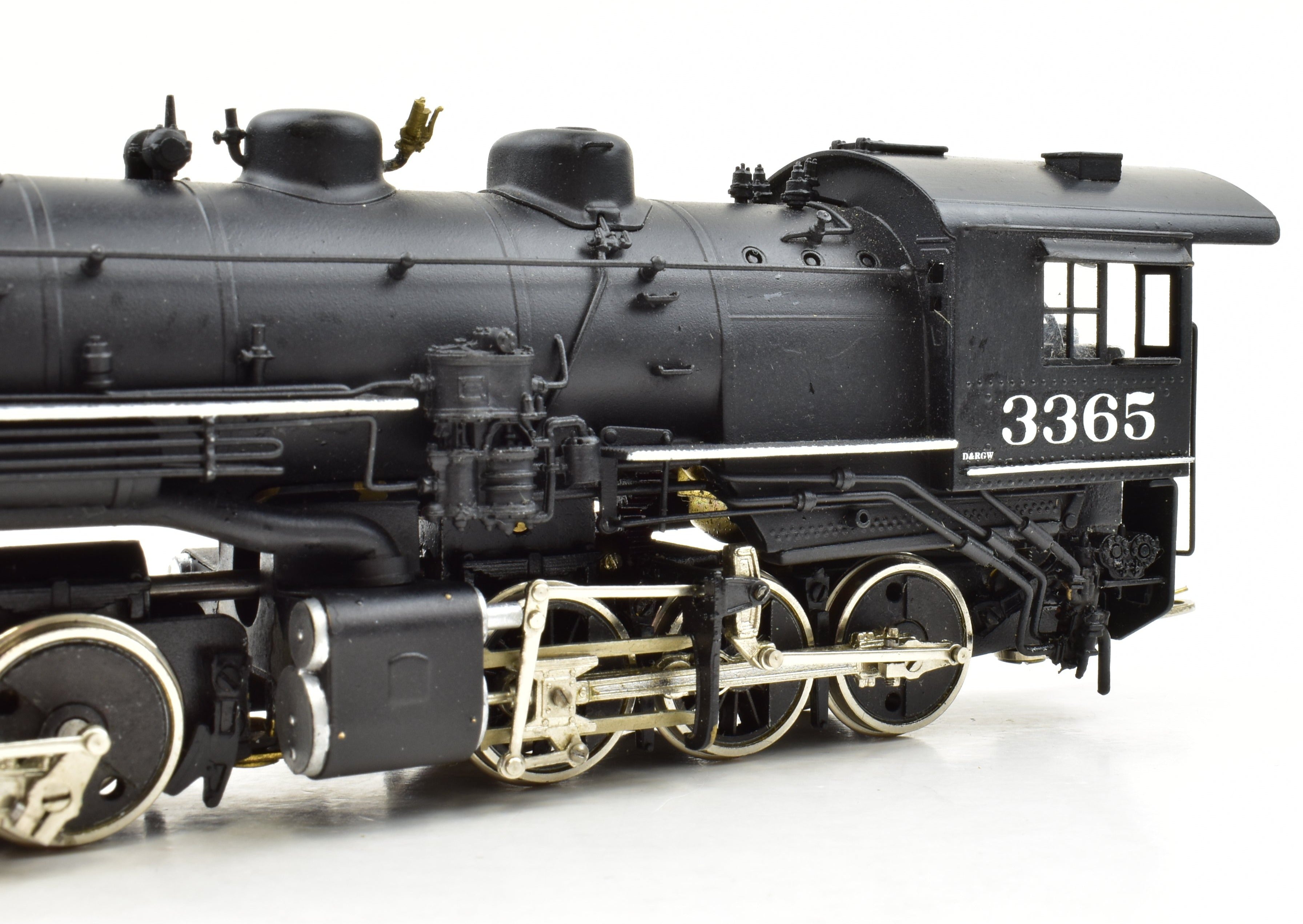 HO Scale Brass Pacific Fast Mail Model Train - United D&SL - Denver & Salt Lake - D&RGW - Denver & Rio Grande Western 2-6-6-0 CP 3365