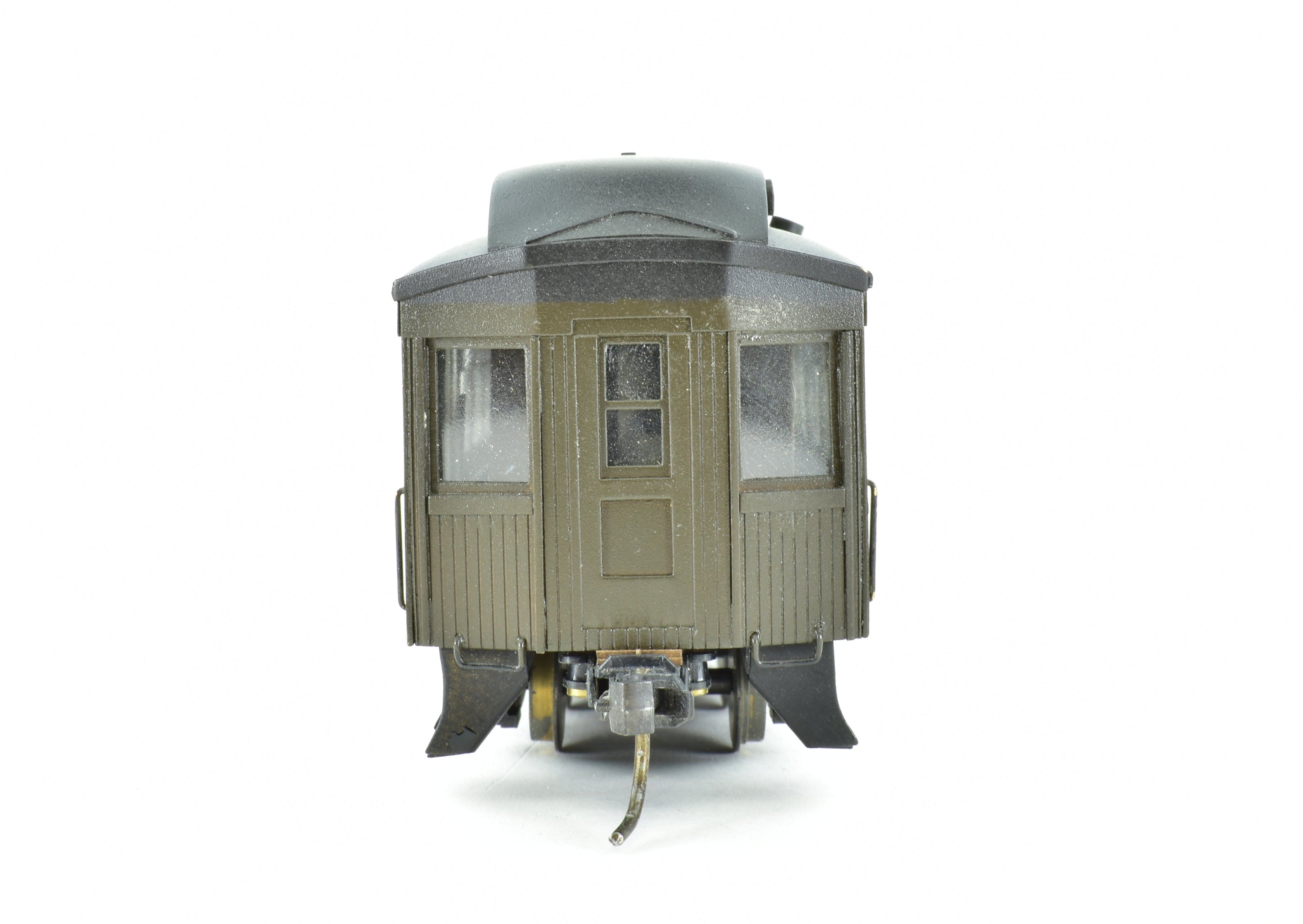 HO Scale Brass PFM Van Hobbies Canadian Pacific Railway Kettle Valley Wood Passenger Sleeper Model with Painted GN Finish and No Original Box