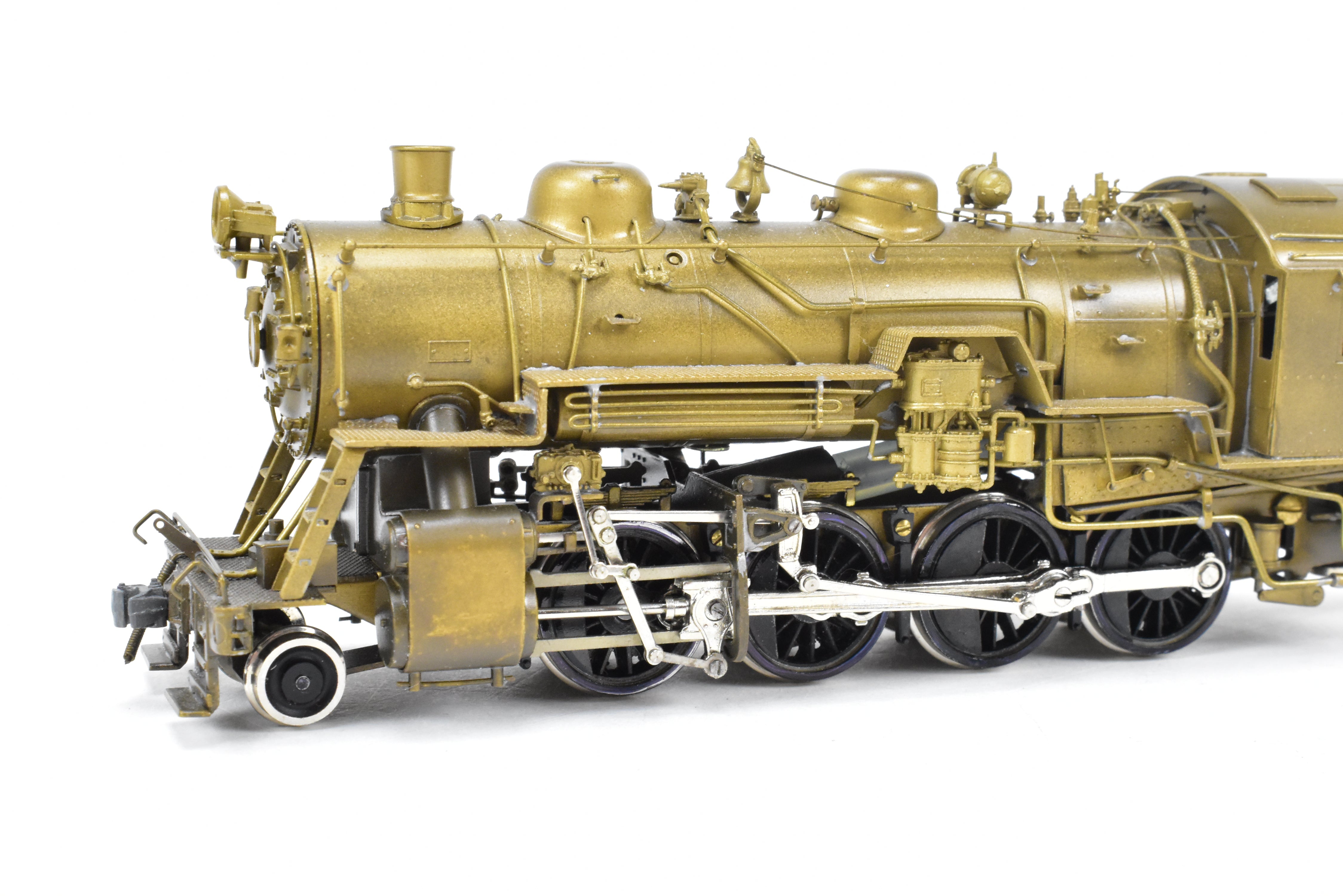 HO Scale Brass Pacific Fast Mail (PFM) Baltimore & Ohio Class E - 27ca 2 - 8 - 0 Steam Locomotive Power Series Model from 1977 Run with Incorrect Locomotive Details