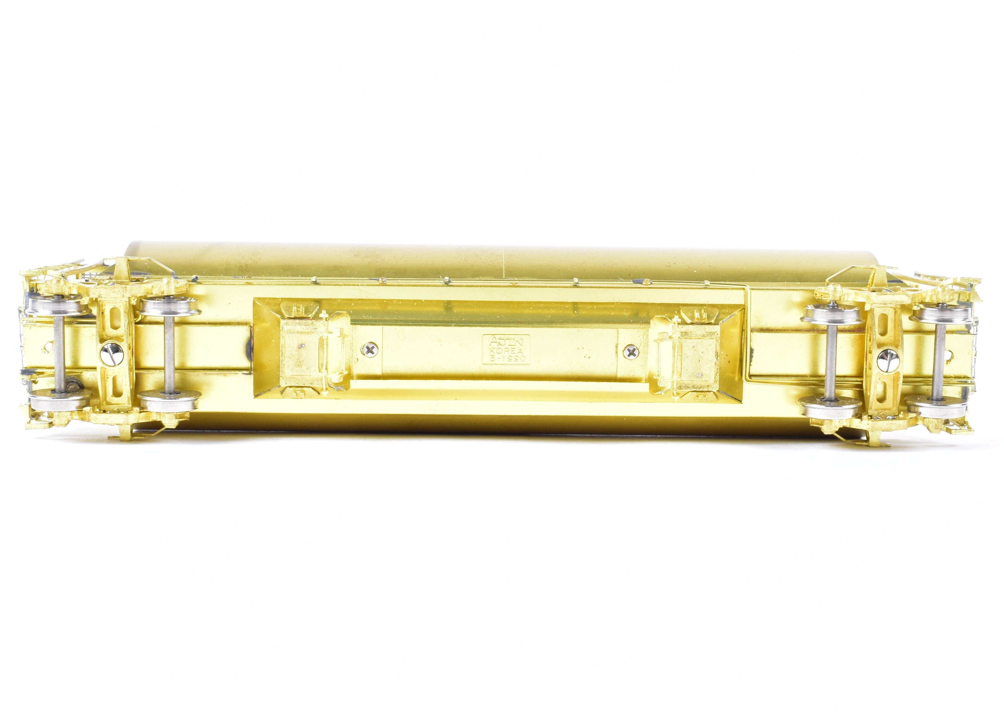 HO Scale Brass 2-Bay ACF Cylindrical Hopper Model by Overland Models, Inc. (OMI) for Central Railroad of New Jersey (CNJ) or Conrail (CR)