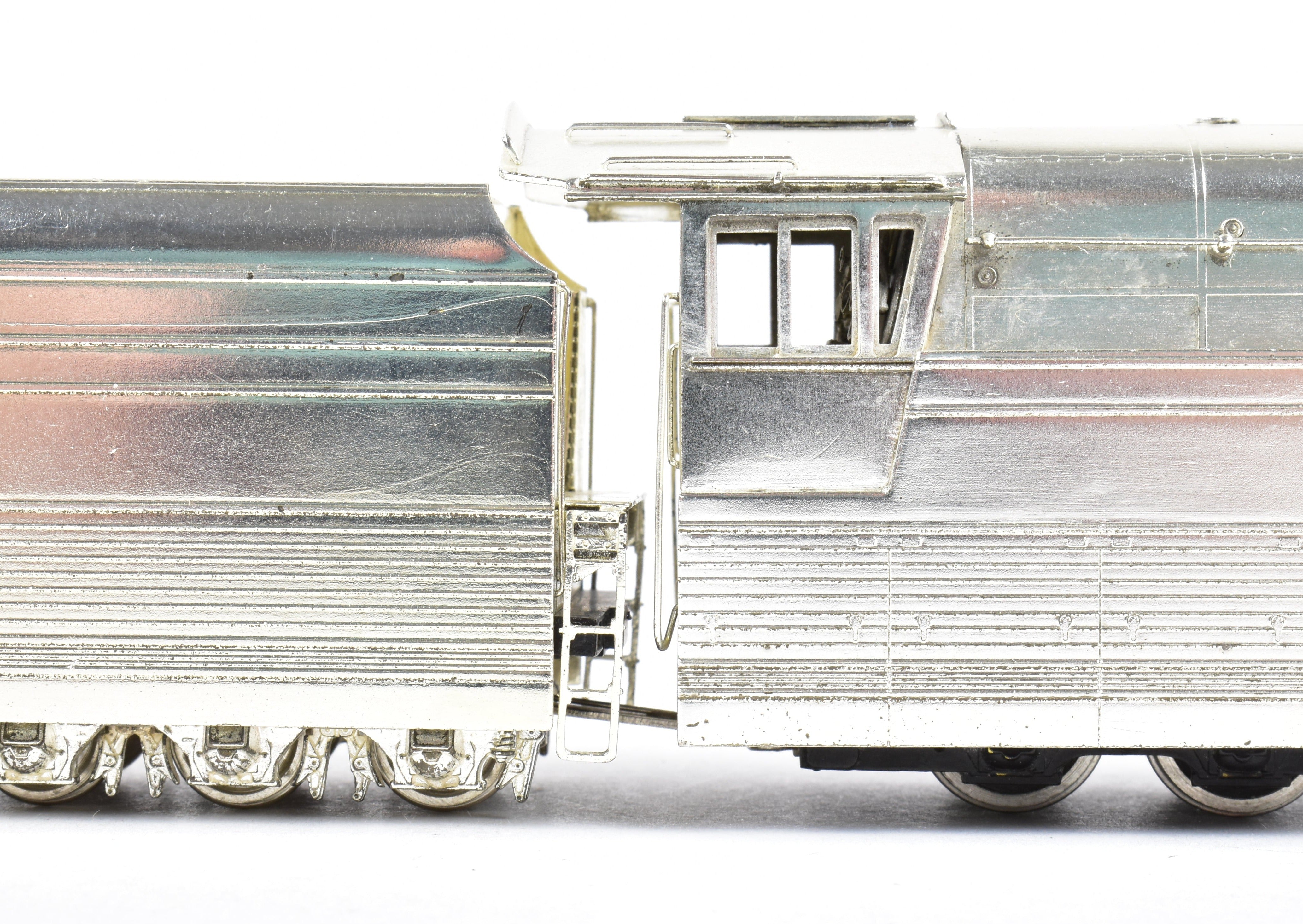 HO Brass NPP Nickel Plated CB&Q Burlington Route 4-6-4 S-4A Streamlined Hudson No. 4000