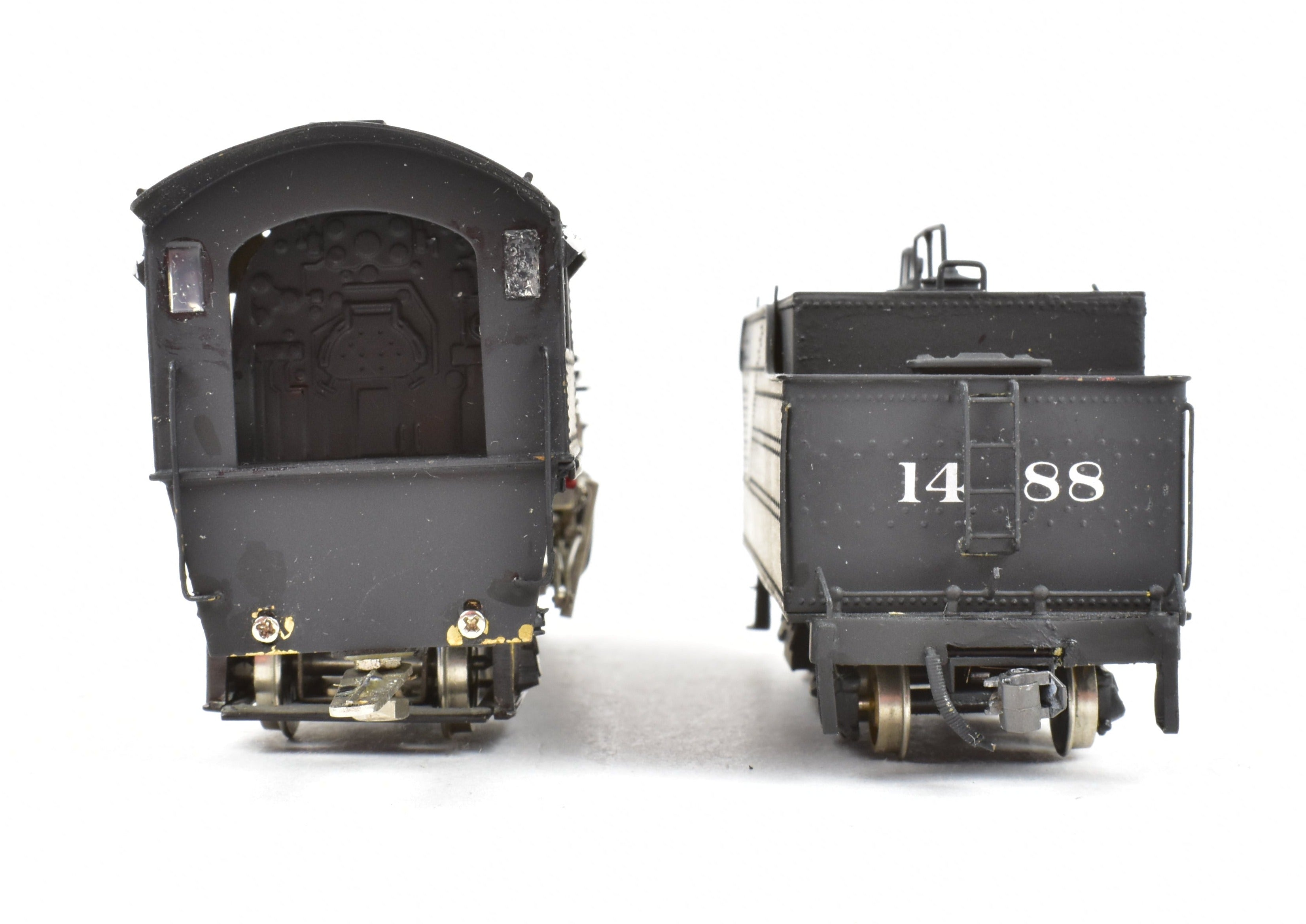 HO Scale Brass Balboa ATSF - Santa Fe 1480 Class 4-4-2 Atlantic Steam Locomotive Model with CP #1488