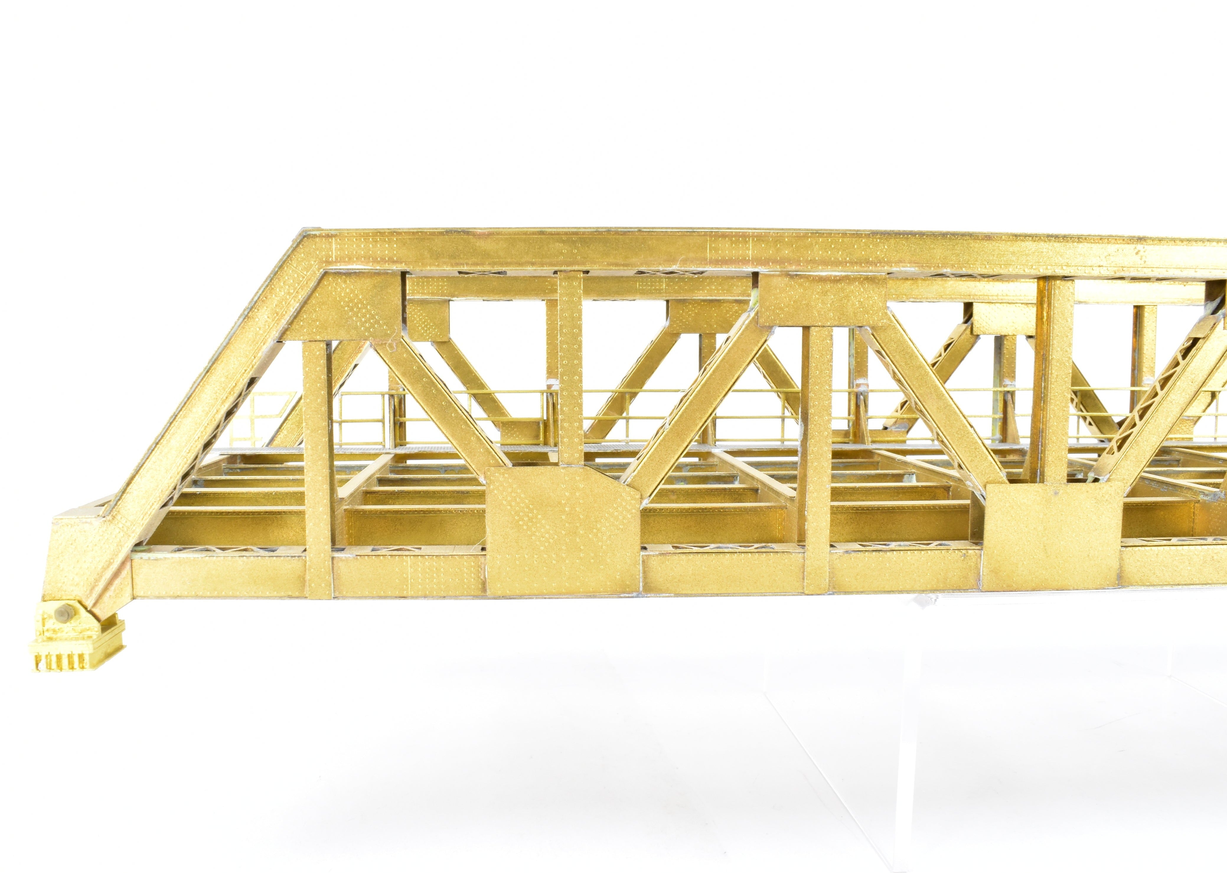 HO Brass OMI Pony Truss Thru 93' 2-Track Bridge by Overland Models