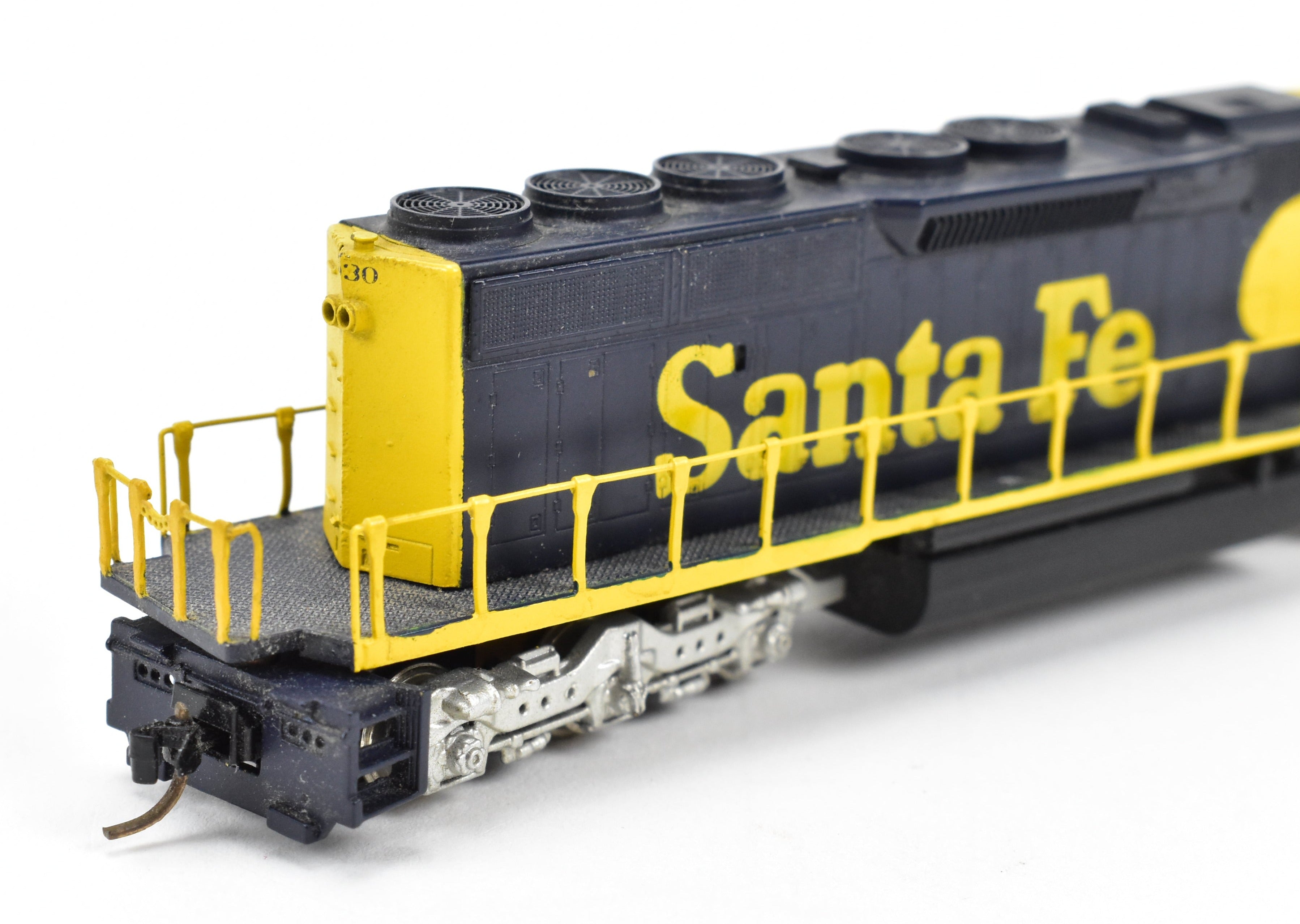 N Scale Brass Key Imports AT&SF Santa Fe EMD SD40 - 2 Medium Nose #5030 FP Model