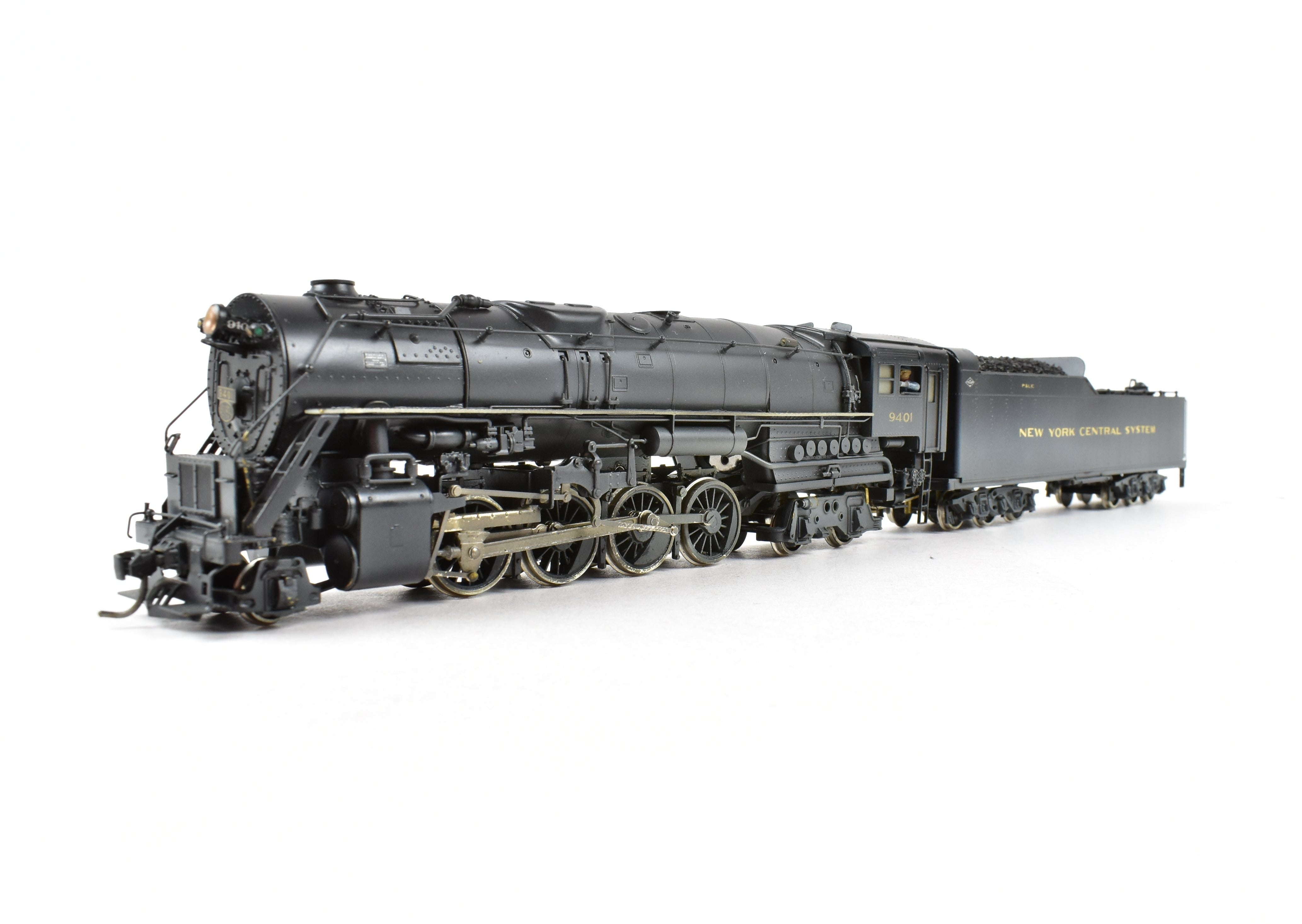 HO Scale Brass ALCO Models P&LE/NYC A-2a Berkshire #9401 Reboxxed Steam Locomotive