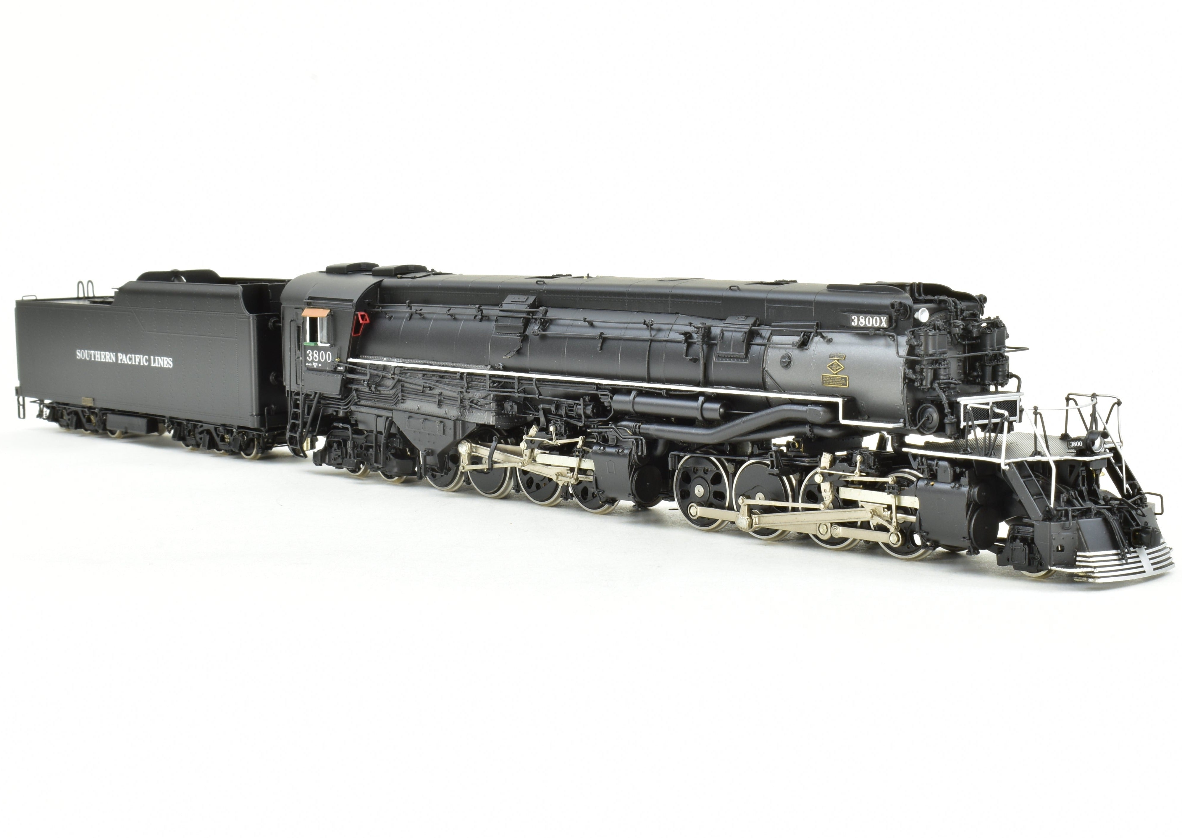 HO Scale Brass Model Train CON Key Imports SP - Southern Pacific Class AC - 9 2 - 8 - 8 - 4 Coal - Fired Passenger Locomotive #3800