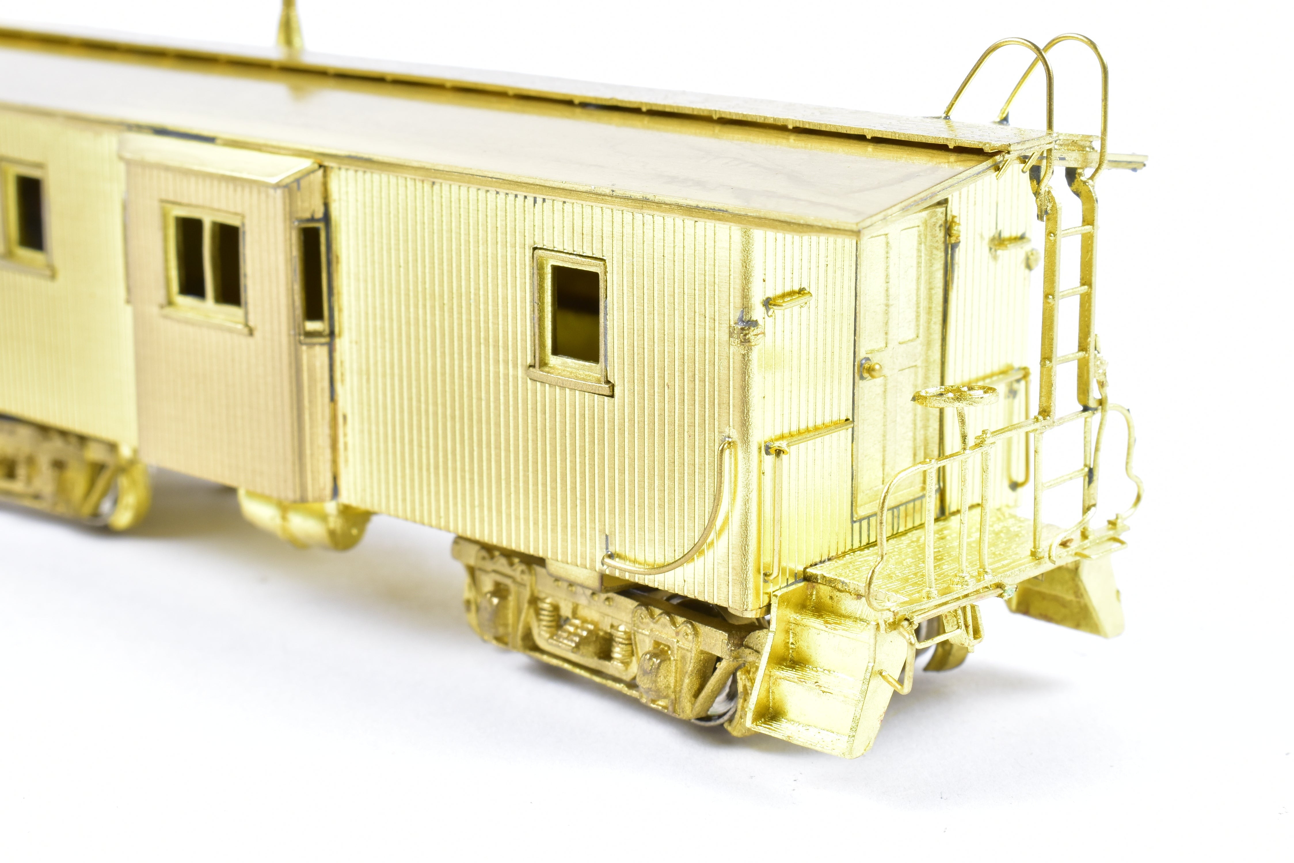 HO Brass OMI Overland Models CStP M&O Omaha Road C&NW Wood Bay - Window Caboose #6076