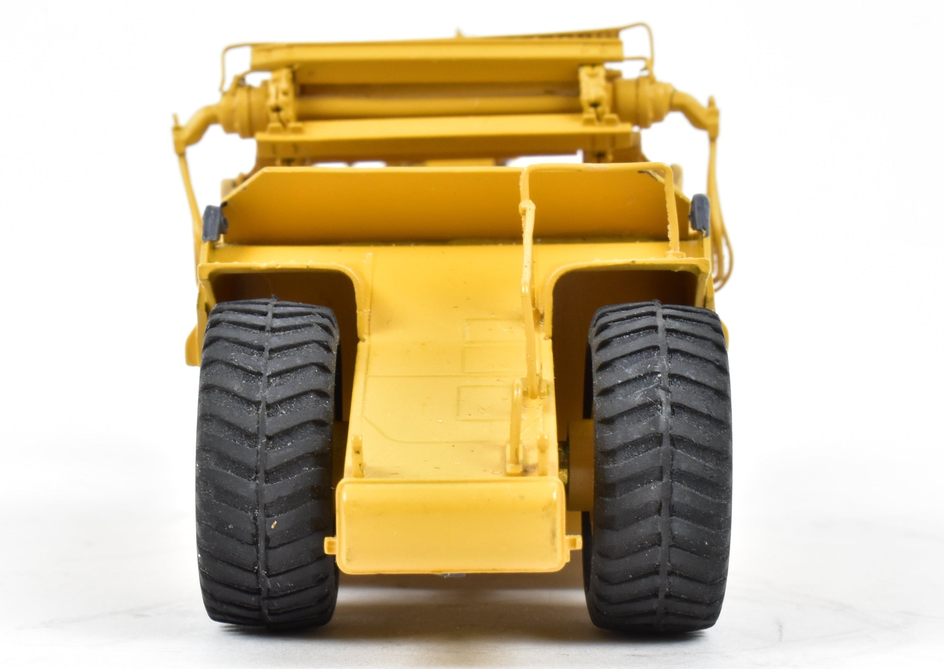 High - Quality HO Scale Brass Construction Model - Factory - Painted Yellow Caterpillar 633E Scraper by CCM Models