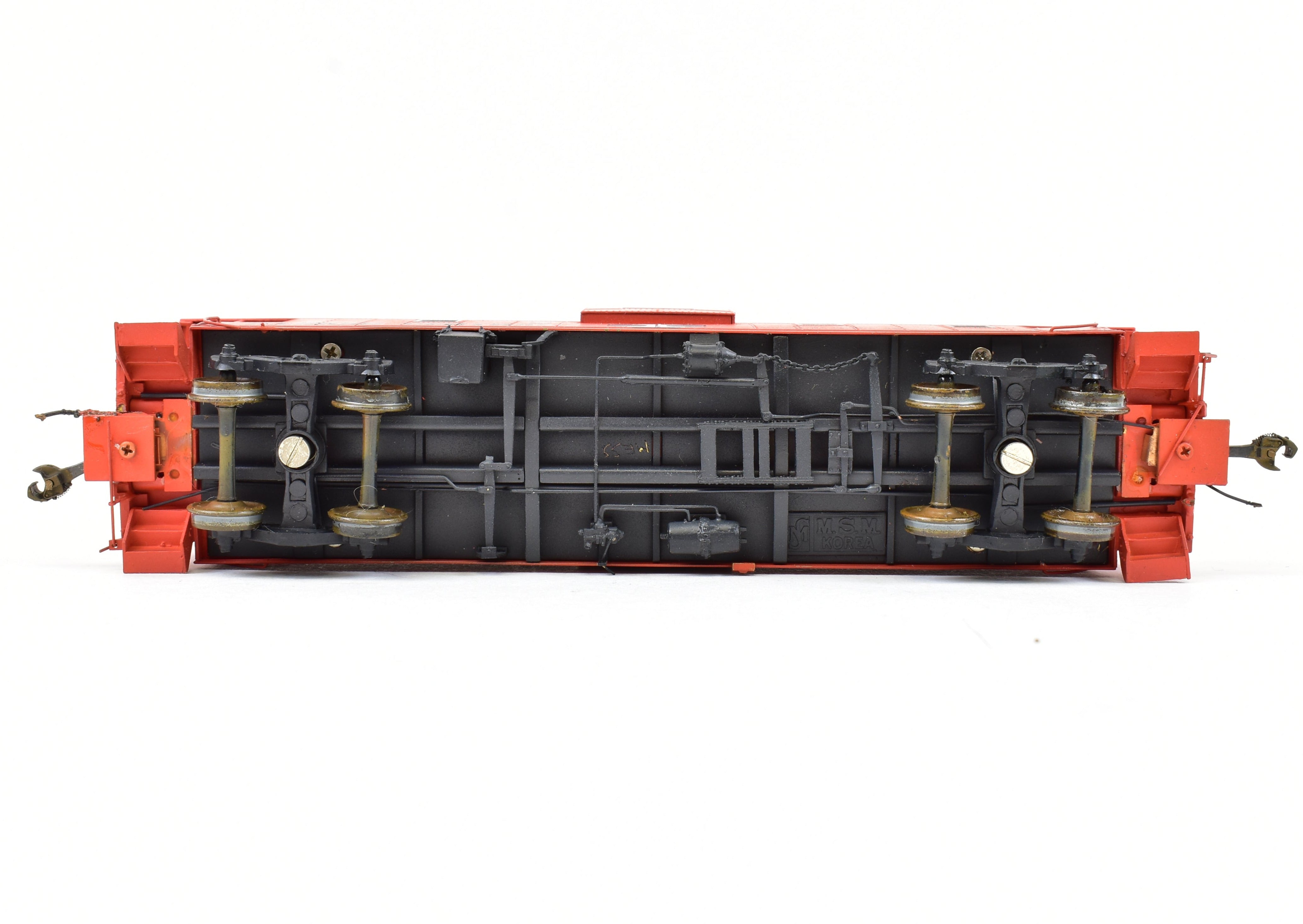 HO Scale Brass Model - Overland Models, Inc. Illinois Central Extended Vision Centrallia Shops Caboose Professionally Painted by OMI