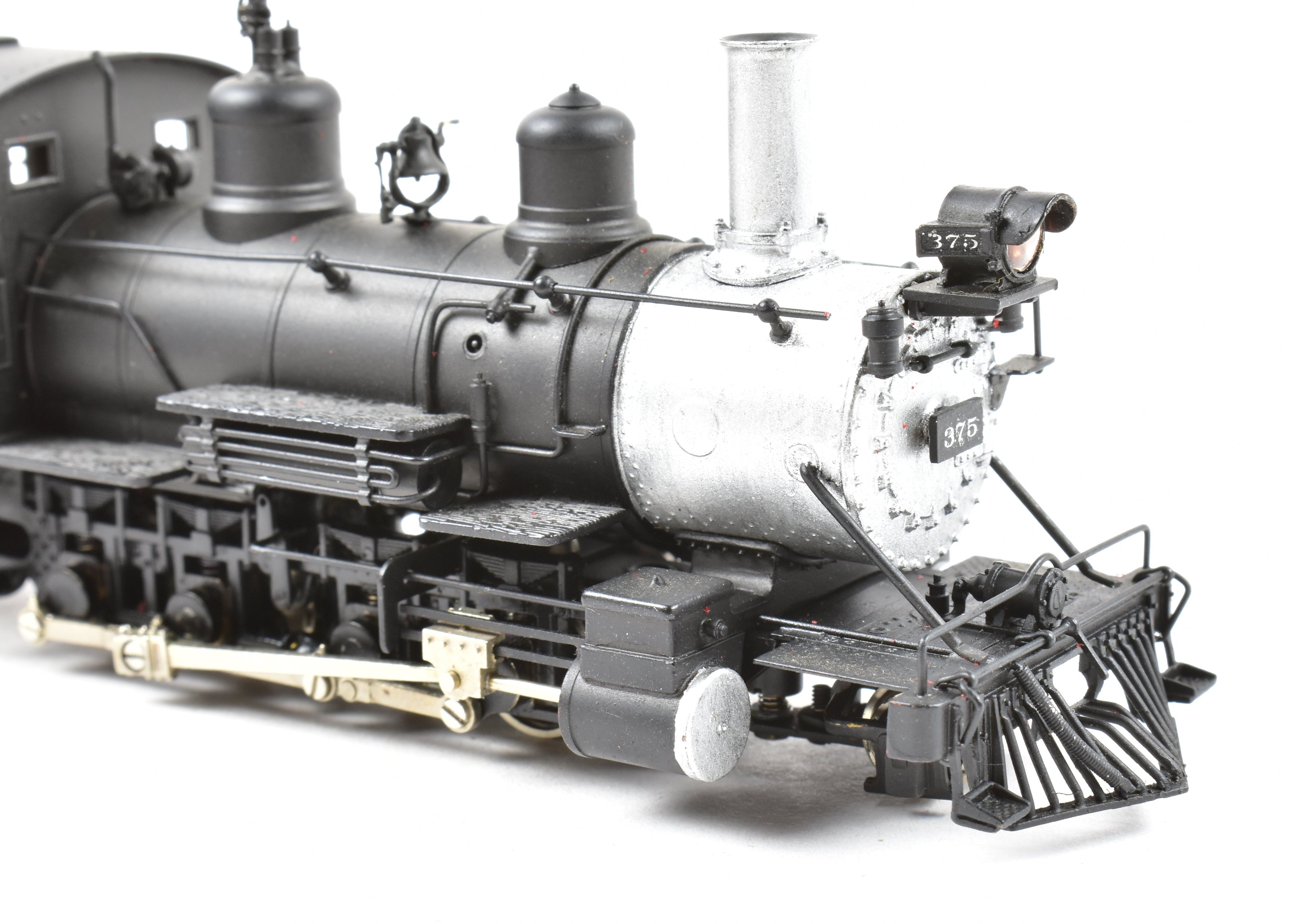 HOn3 Scale Brass Model Train - Westside Model Co. D&RGW (Denver & Rio Grande Western) C - 25 2 - 8 - 0 #375 with Custom Painted Finish