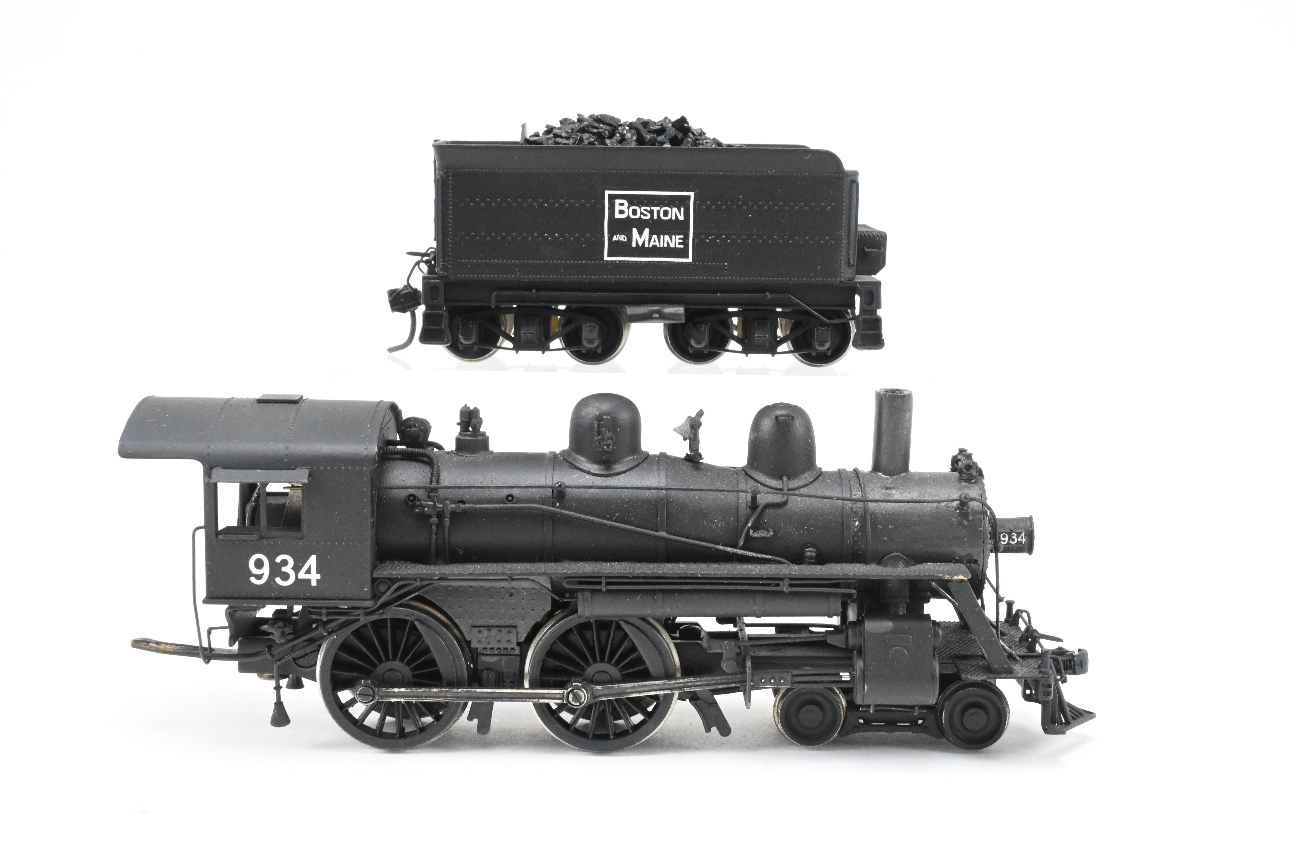 Custom Painted HO Brass B&M 4-4-0 Putnam Rebuild Model #934