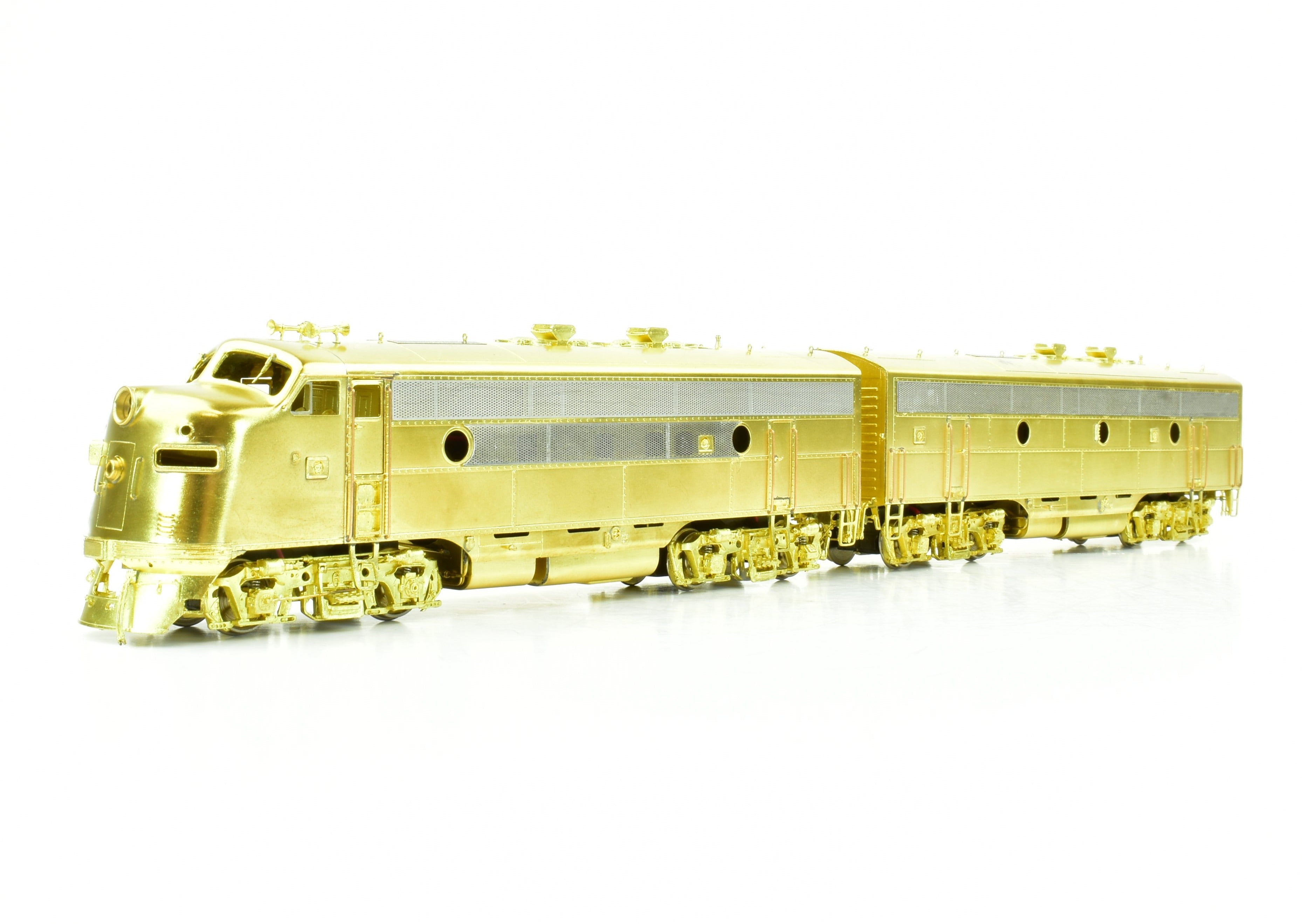 HO Scale Brass Model Train Set - Overland Models Inc. DL&W - Lackawanna EMD F3 A Unit and F3 B Unit Combo