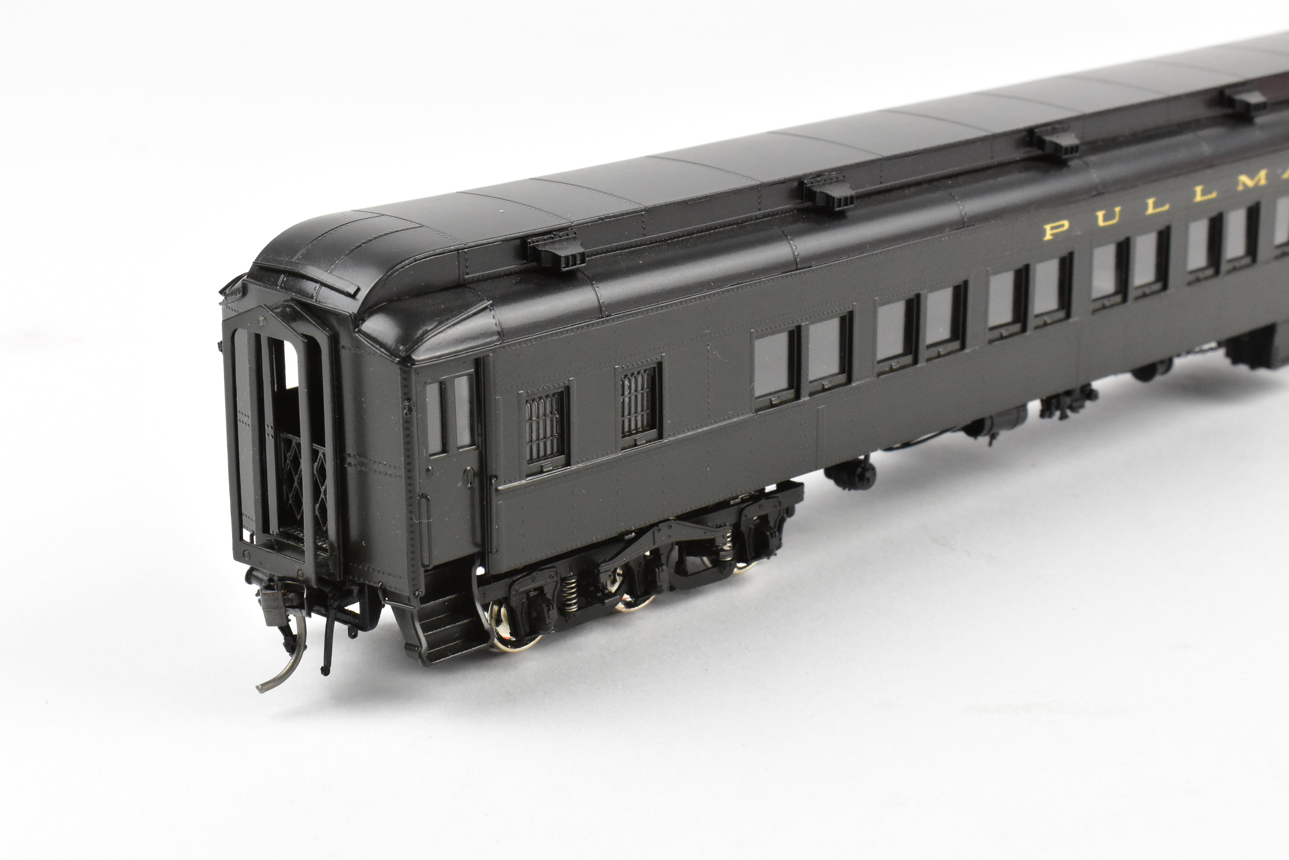 High - Quality HO Scale Brass Precision Scale Co. Pullman 80 - foot Sleeper 16 - Section Tourist Car Model Plan 2412 without Air - Flow Package