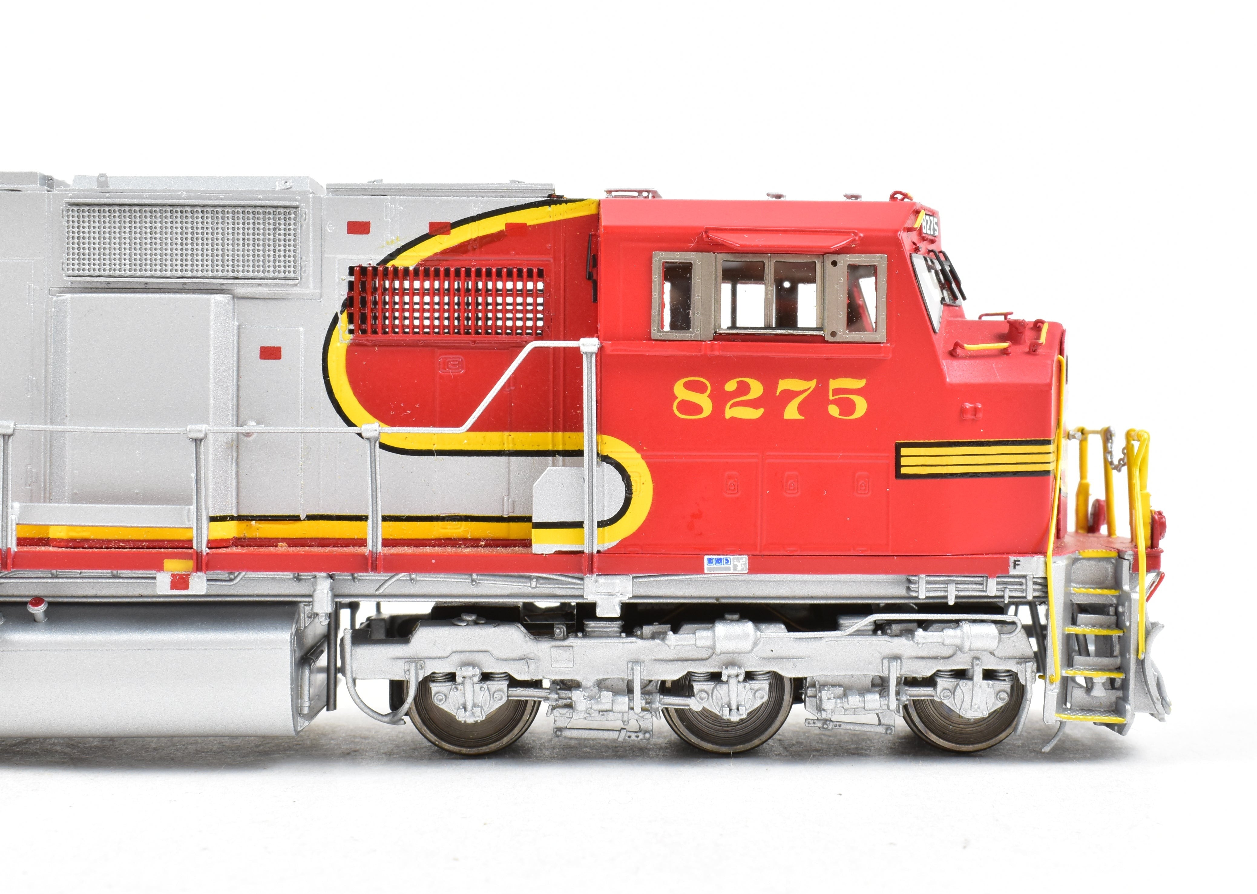 HO Scale Brass Model Train - Overland Models, Inc. BNSF - Burlington Northern Santa Fe EMD SD75M FP Locomotive #8275 REBOXX
