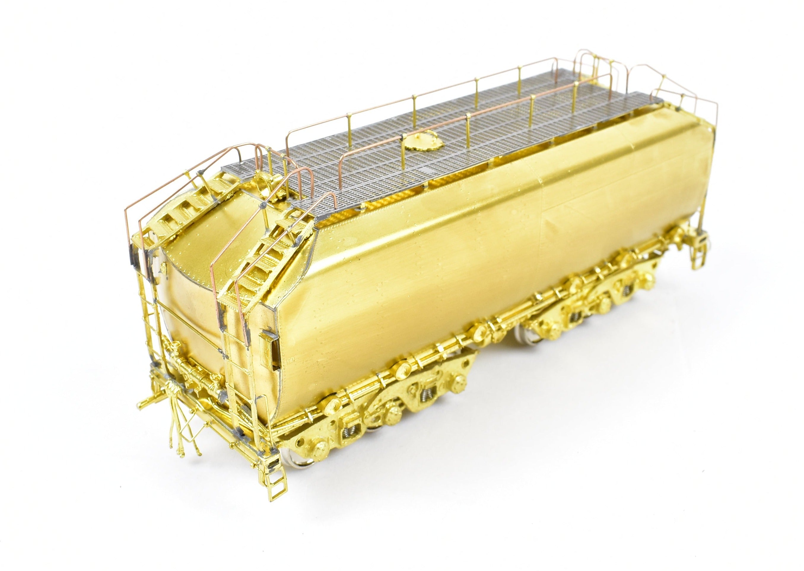 HO Scale Brass Model Train Set - Overland Models, Inc. Union Pacific GE 8500 HP Gas Turbine Big Blow 3-Unit Unpainted Set with Raised Farr Inlet Silencer and Riveted Tender