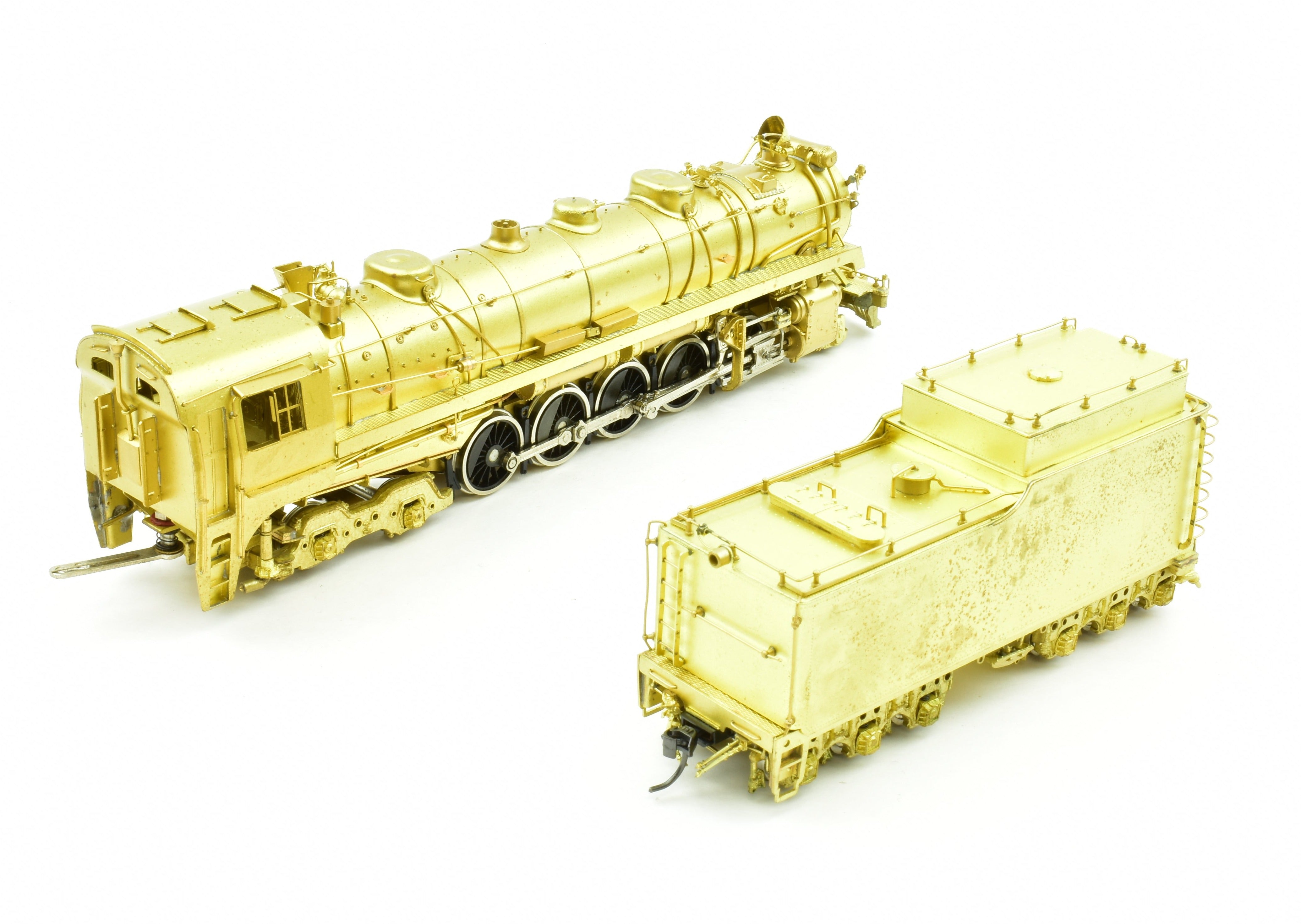 HO Scale Brass Model Train - Van Hobbies CPR Canadian Pacific Railway T-1a 2-10-4 Selkirk Locomotive