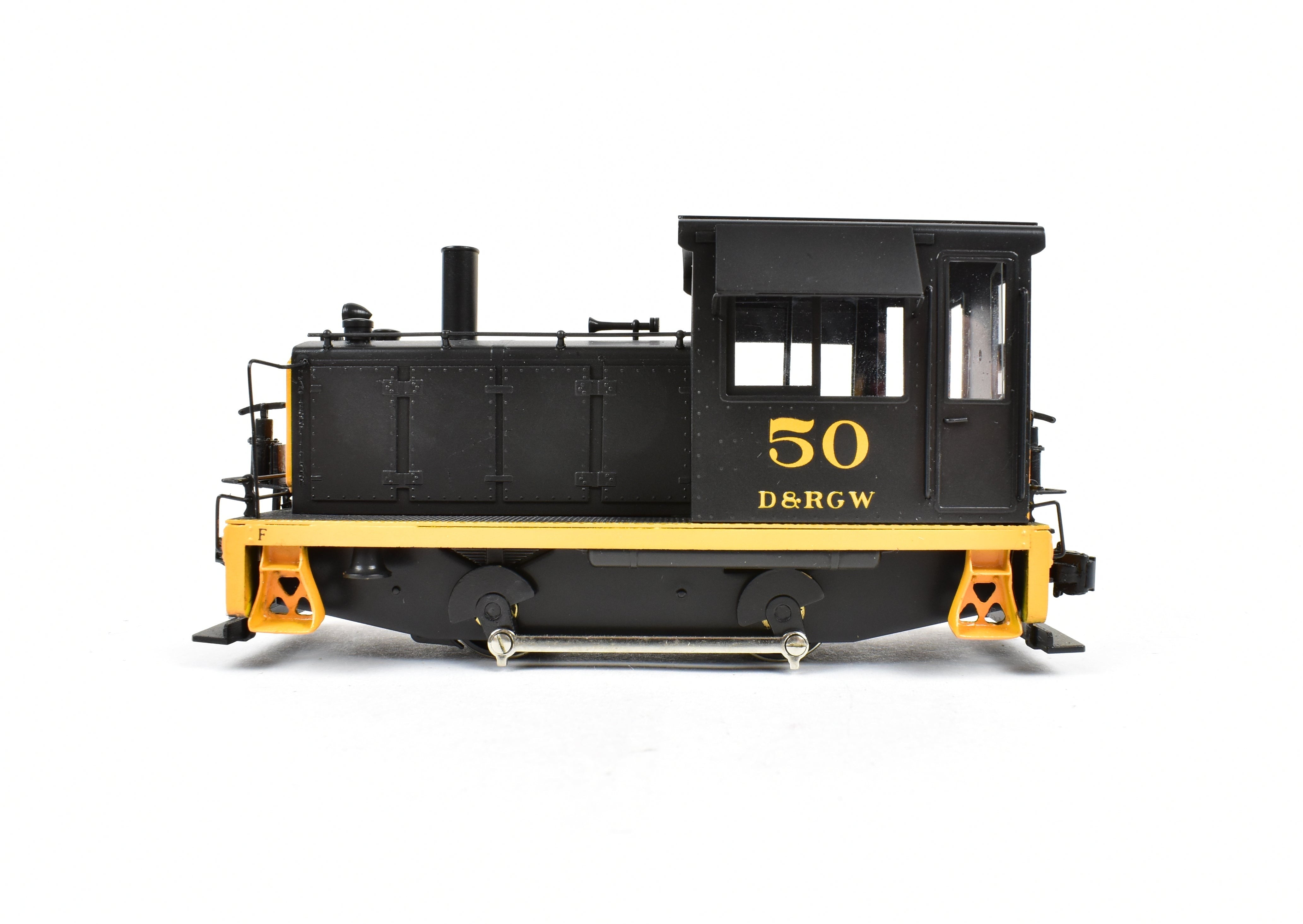 1971 Pro - Painted On3 Brass PFM Denver & Rio Grande Western Diesel Switcher #50
