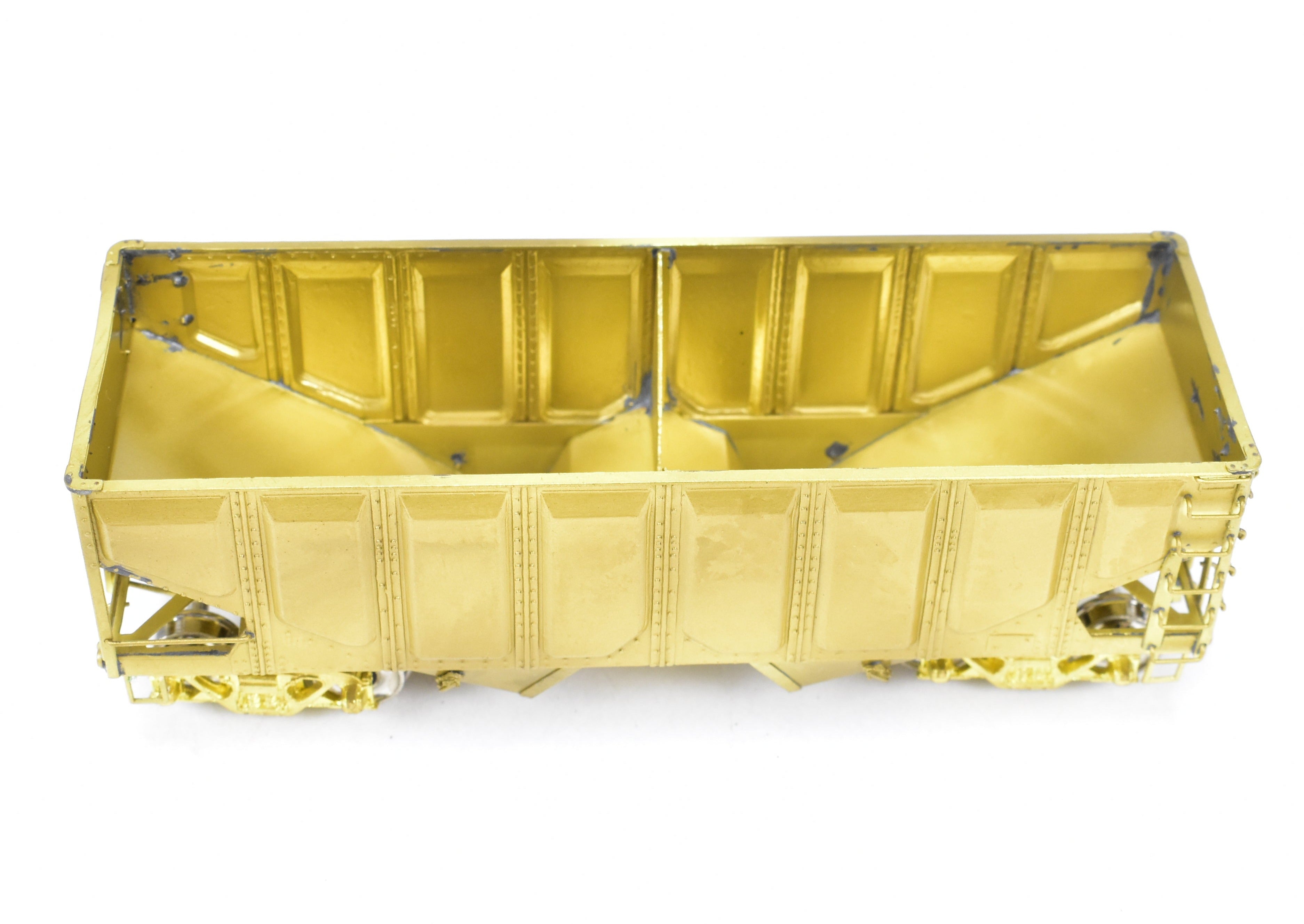 HO Scale Brass Model Railroad USRA - United States Railway Administration 2 - Bay Hopper Car by Overland Models, Inc. for Various Roads