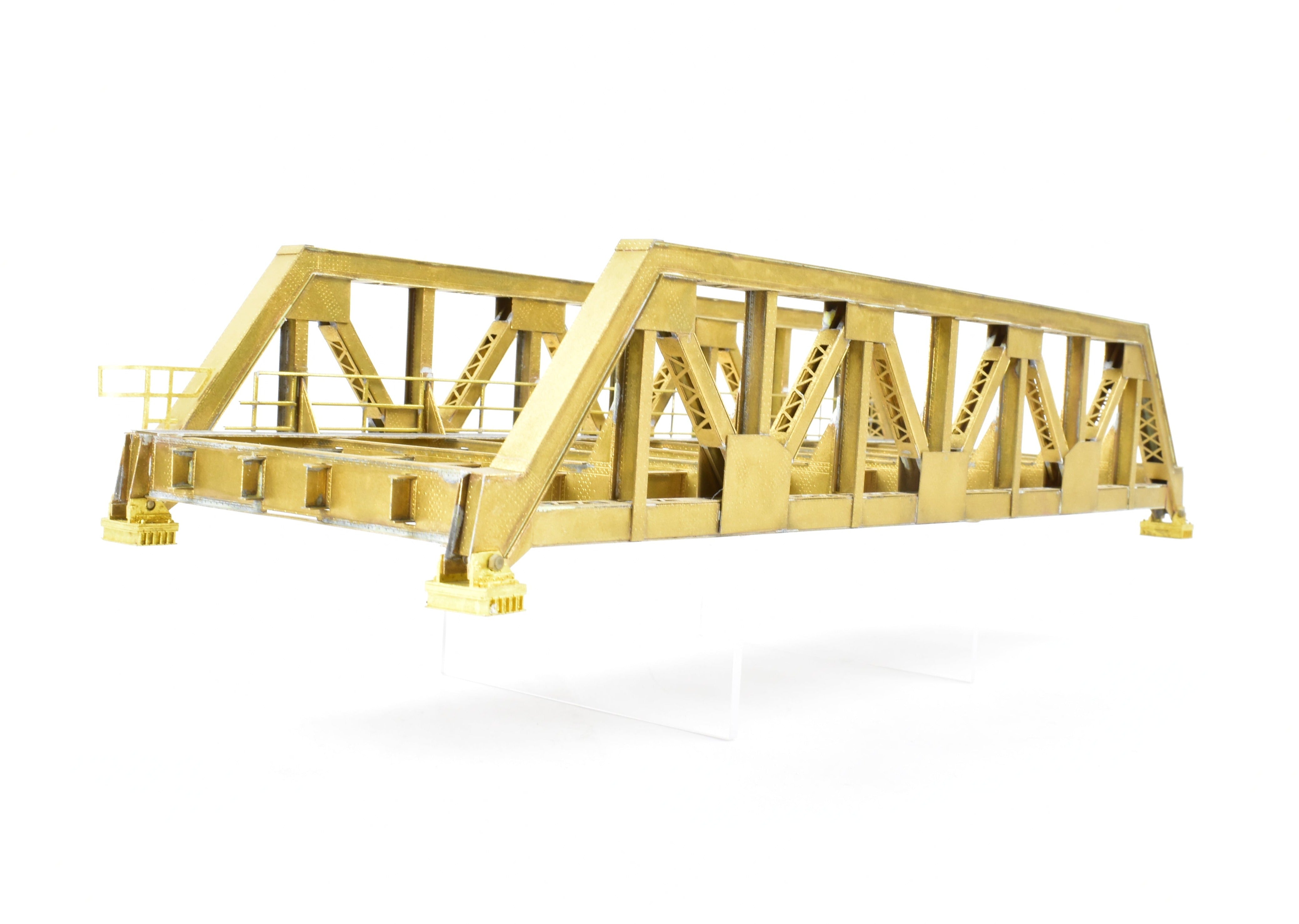 HO Brass OMI Pony Truss Thru 93' 2-Track Bridge by Overland Models