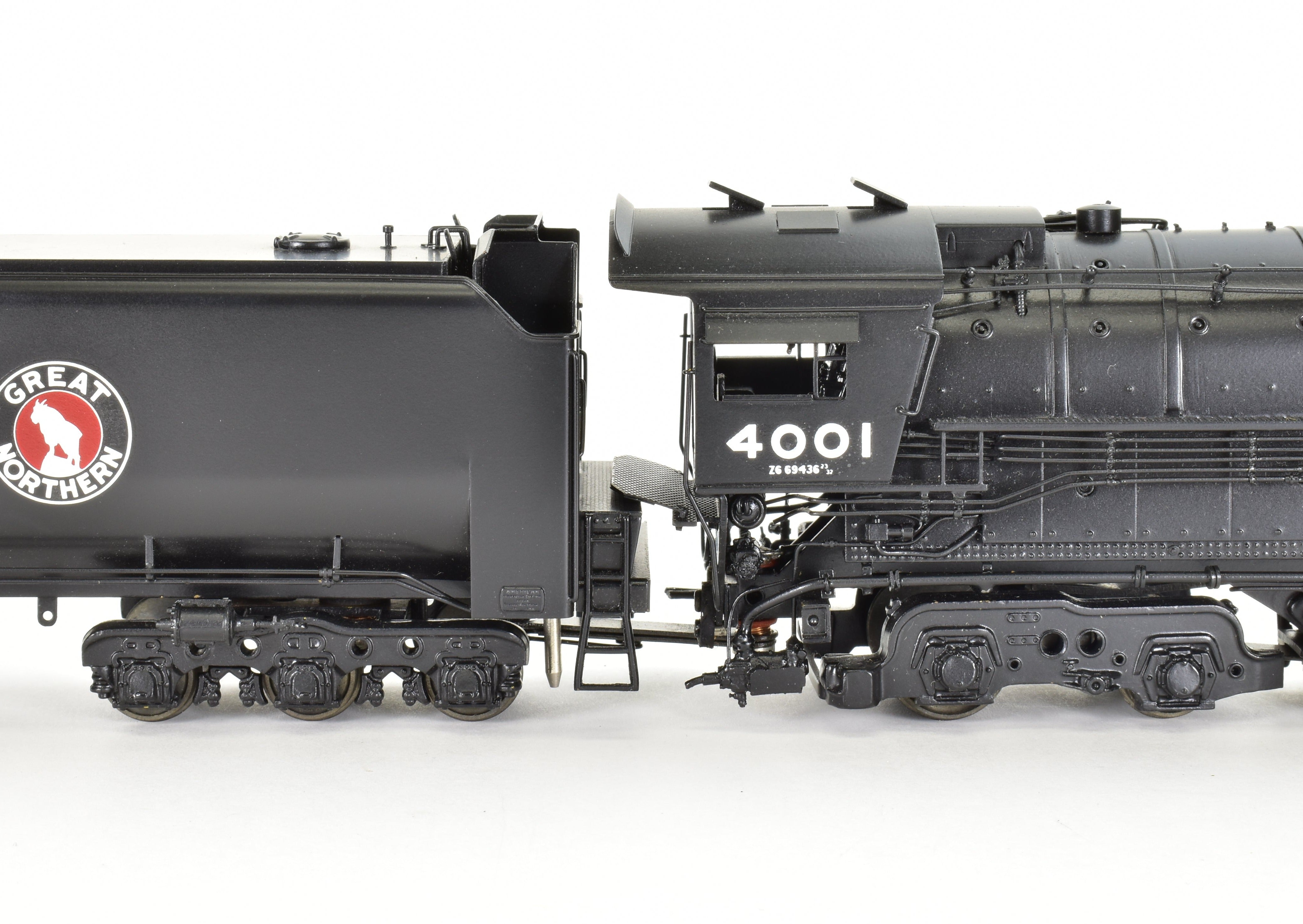 HO Scale Brass Model Train - PFM Tenshodo Great Northern Class Z - 6 4 - 6 - 6 - 4 Steam Locomotive with PFM Sound from 1995 Run