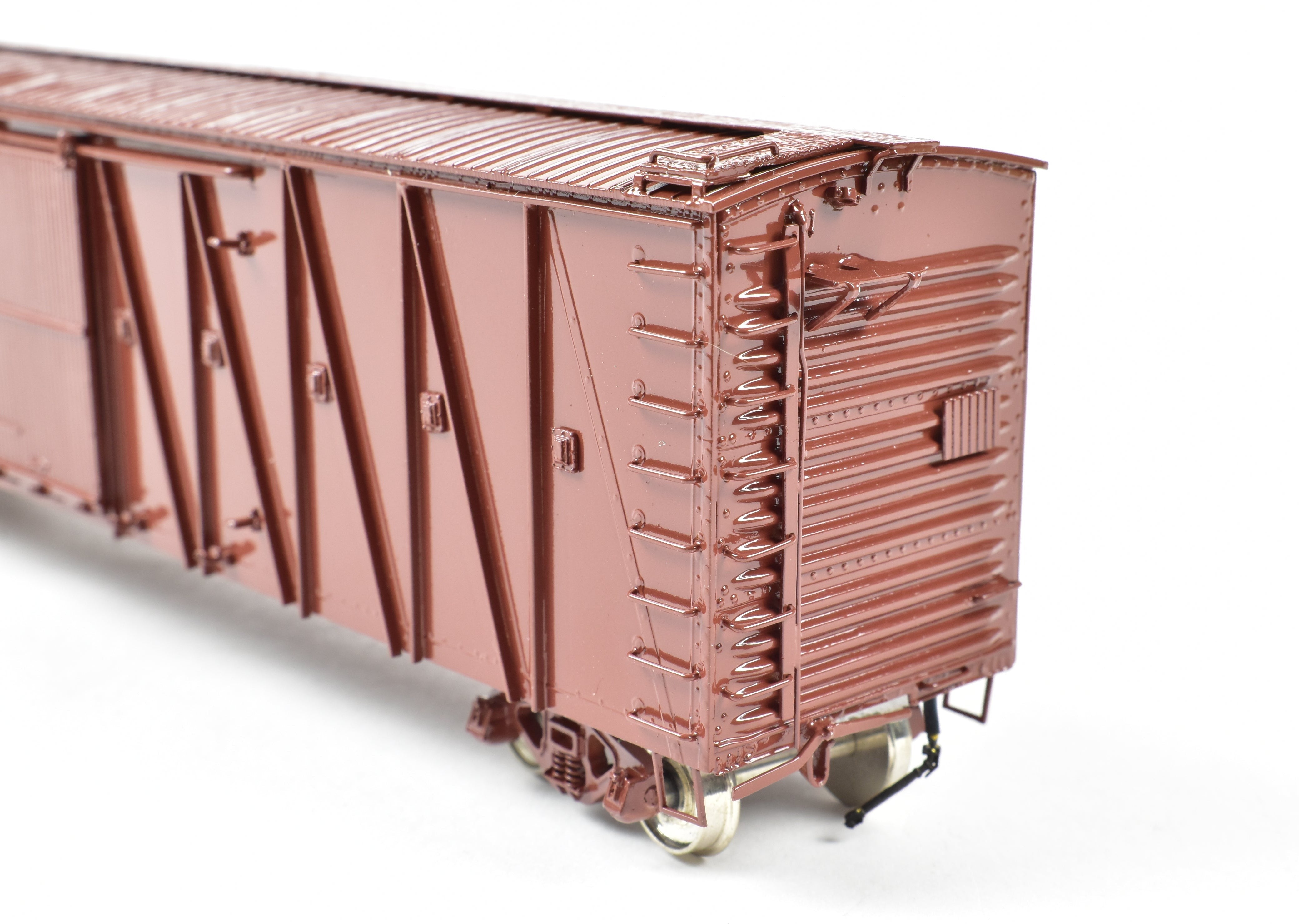 HO Scale Brass Model Auto Boxcar - OMI (Overland Models, Inc.) Union Pacific A-50-4 50-Foot Auto Boxcar from 1919 to 1960s